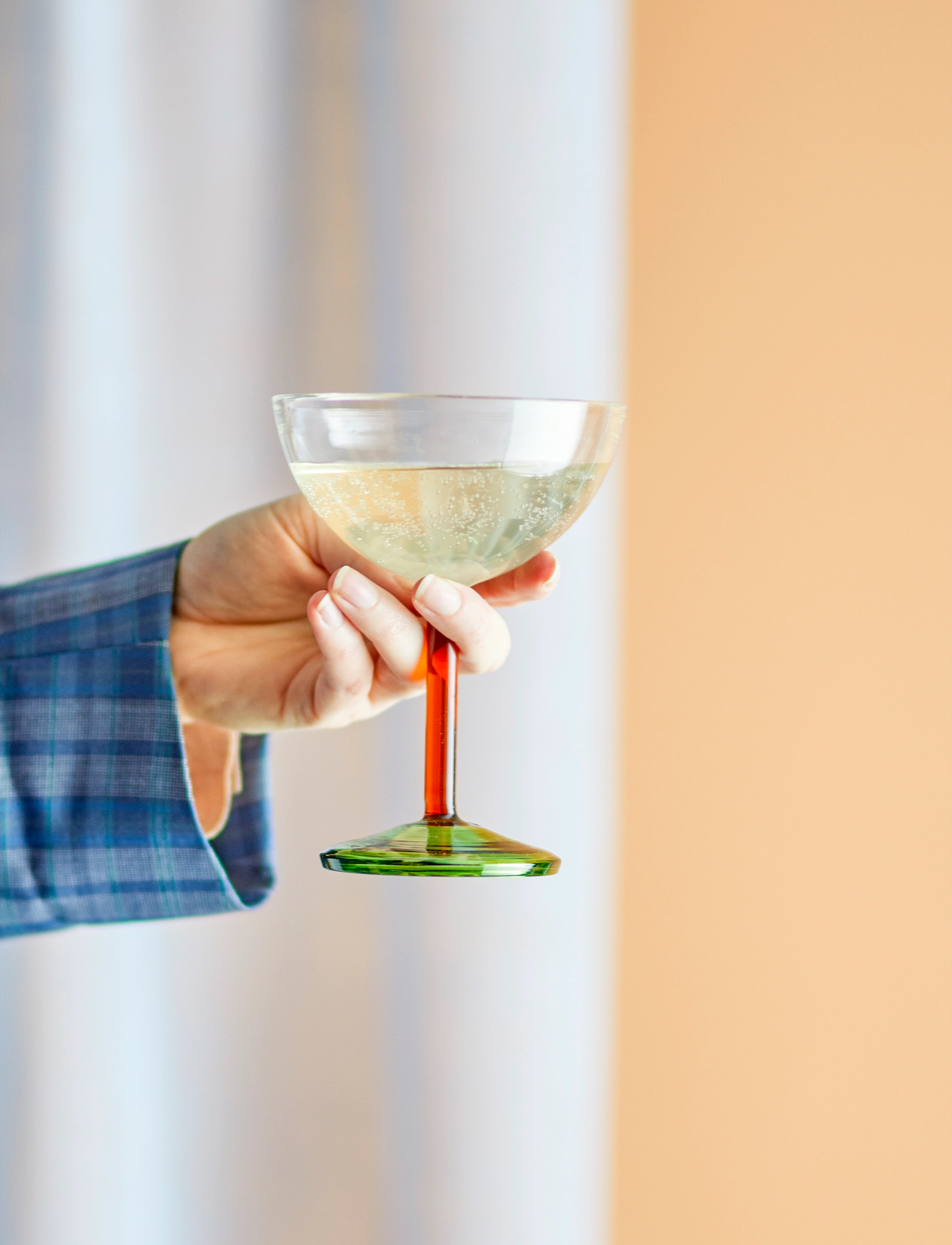 Bloomingville - Martine Cocktail Glass - verres à cocktail & à martini - green - 2
