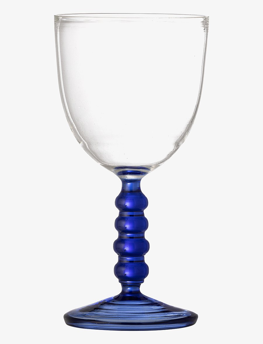 Bloomingville - Noemi Wine Glass - die niedrigsten preise - blue - 0