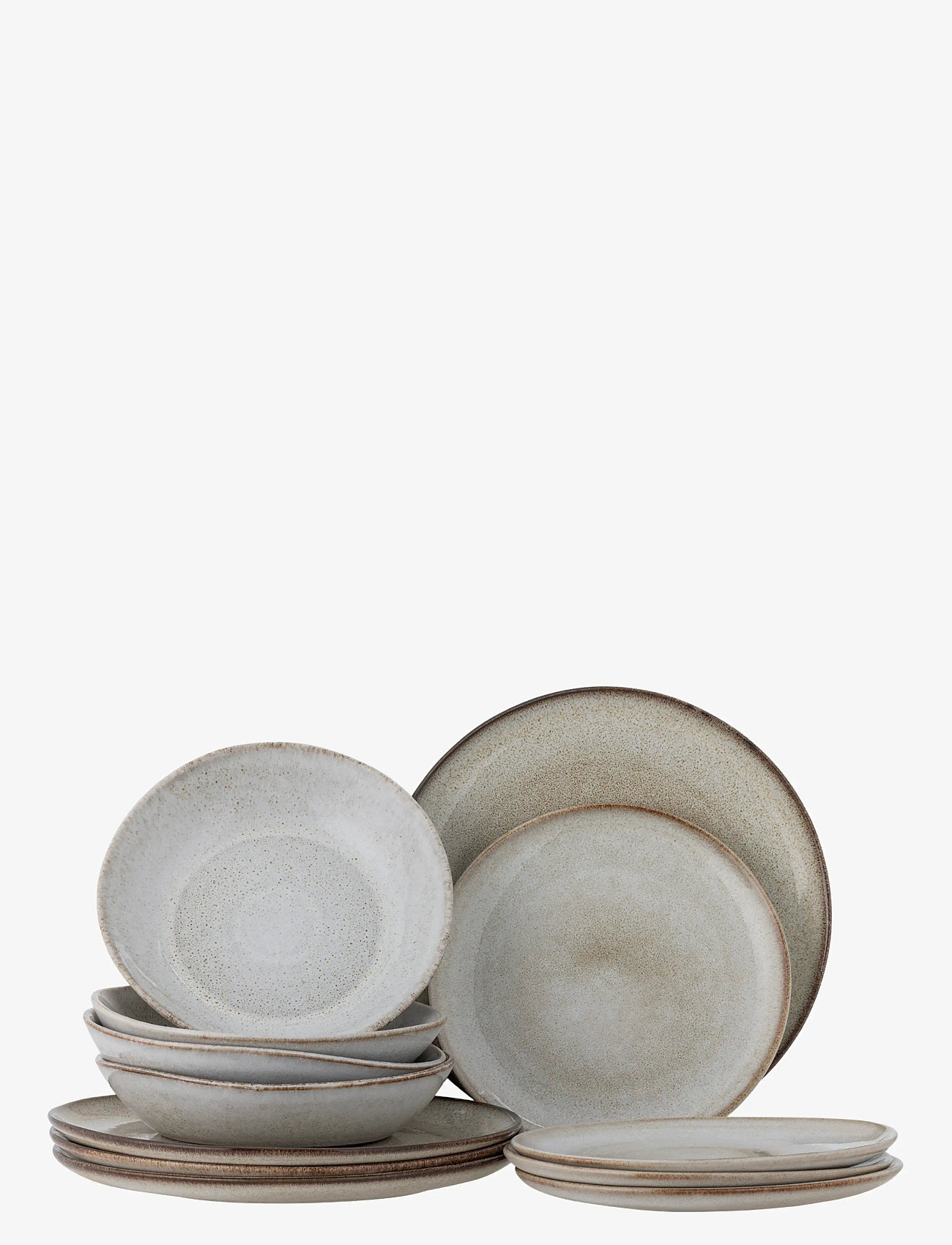 Bloomingville - Sandrine Dinnerware Set - teller - nature - 0