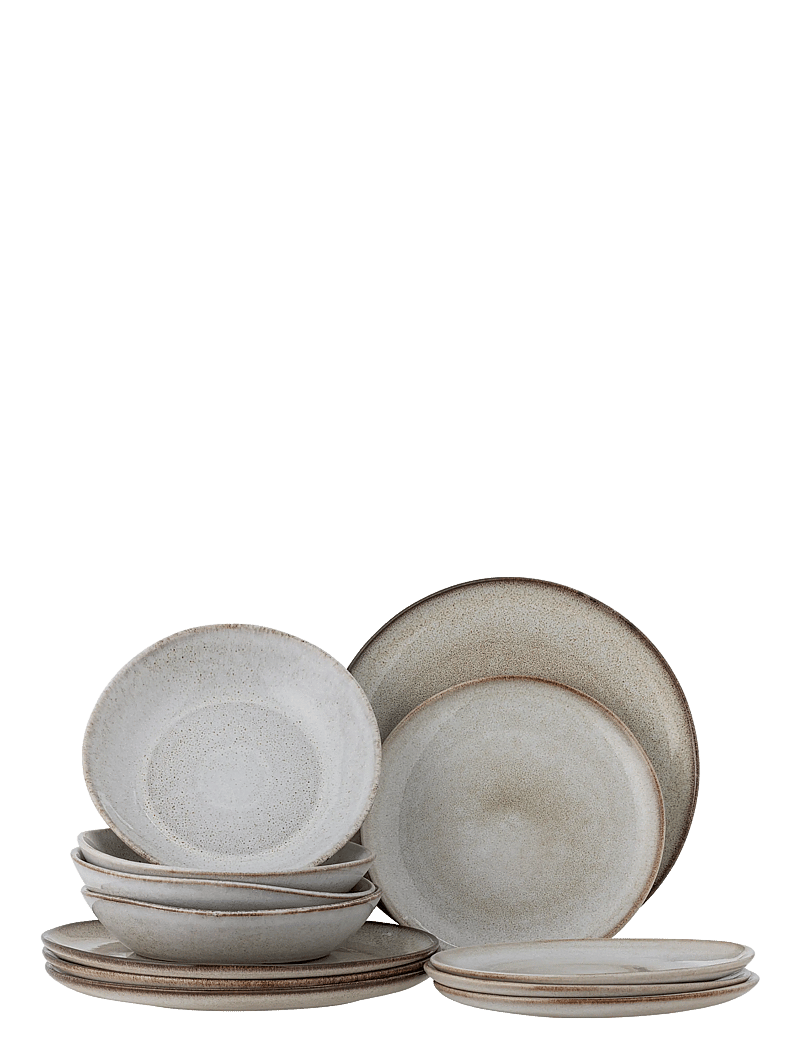 Bloomingville - Sandrine Dinnerware Set - teller - nature - 0