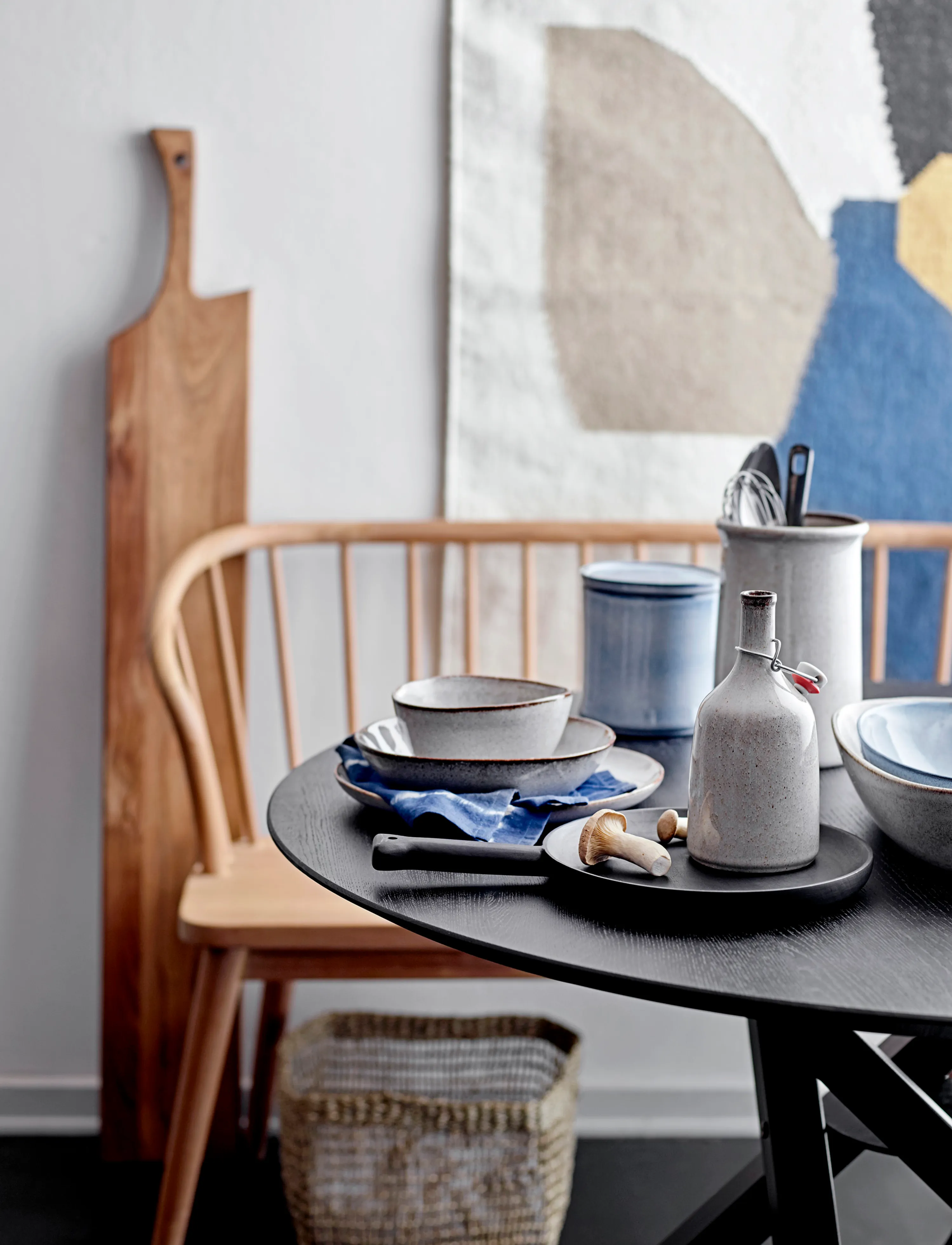 Bloomingville - Sandrine Dinnerware Set - Šķīvji - nature - 2
