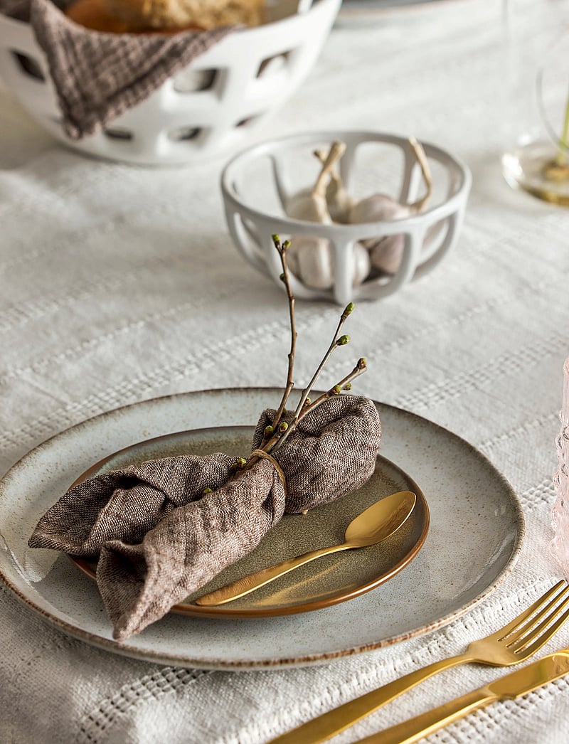 Bloomingville - Sandrine Dinnerware Set - teller - nature - 4