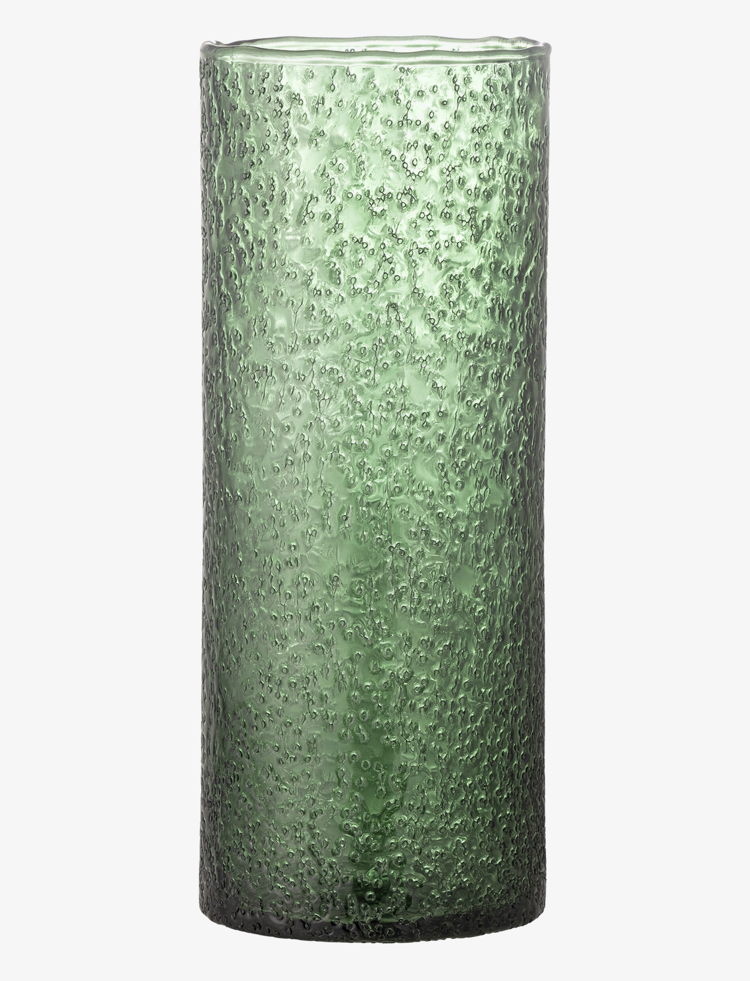 Bloomingville Zenta Vase, Ø 13 cm, Vases, Grün - Cylinder Homeware