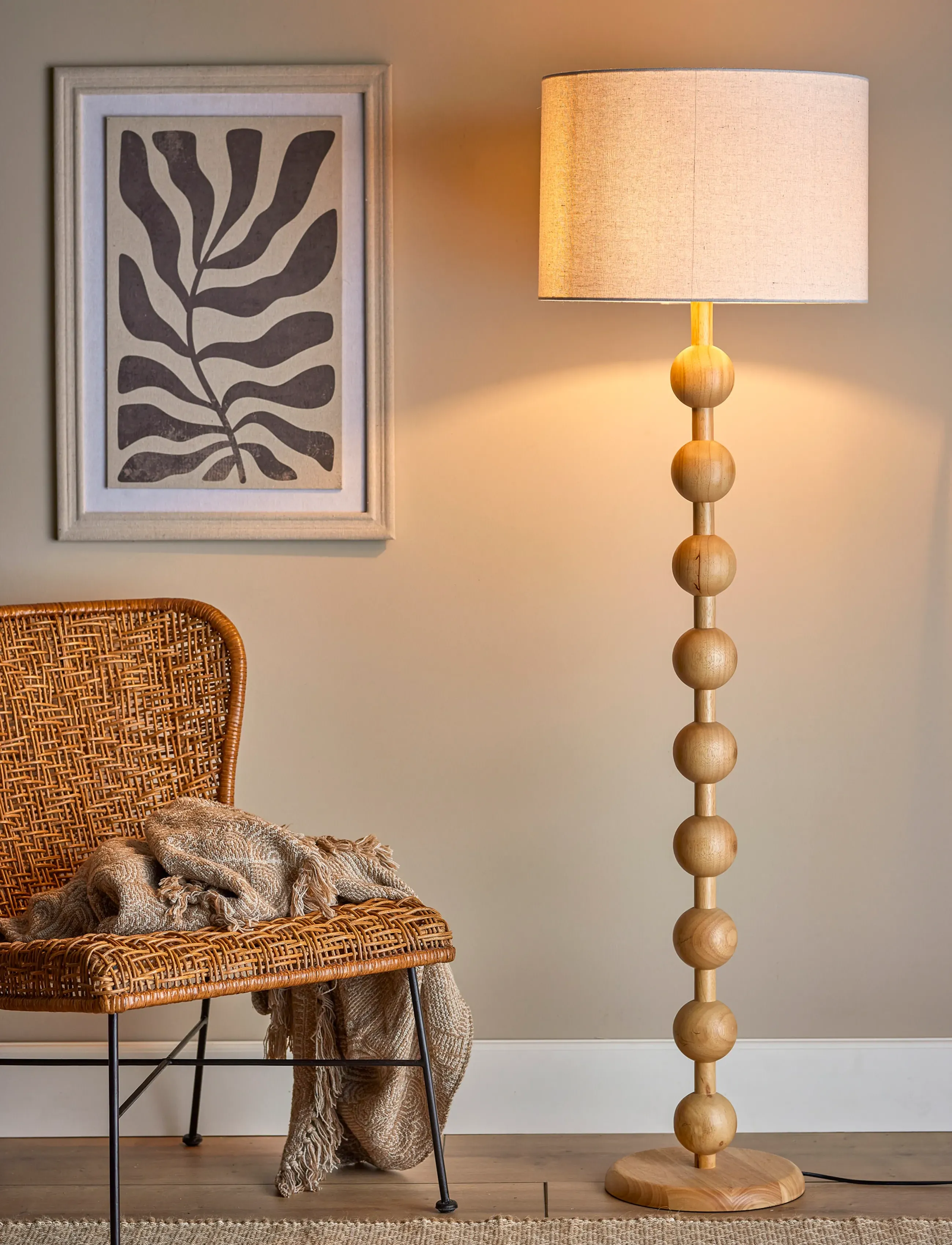 Bloomingville Giacoma Floor Lamp, 44X 154.5 cm, Lamps - Lamps, Homeware