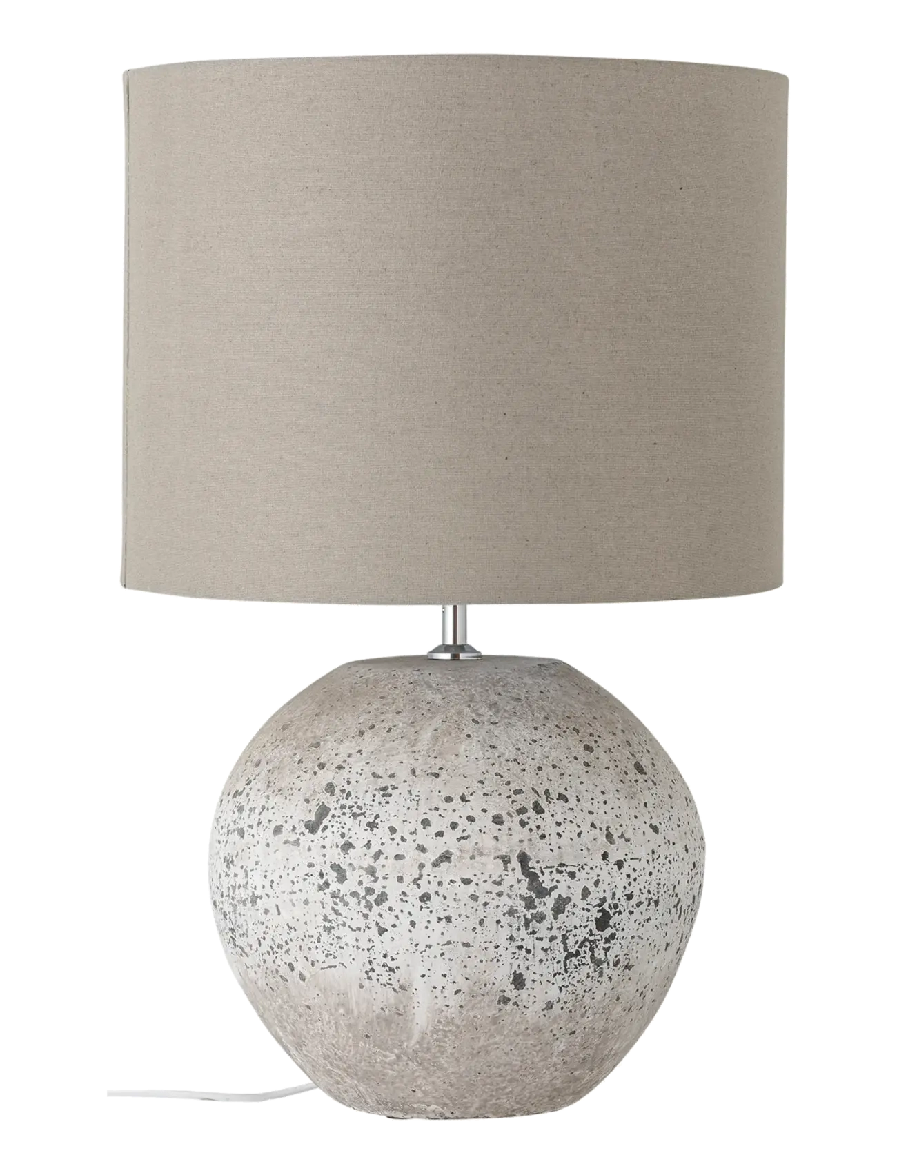 Bloomingville Isedora Table Lamp, Bordlampe, Beige, Str: Ø 40 CM