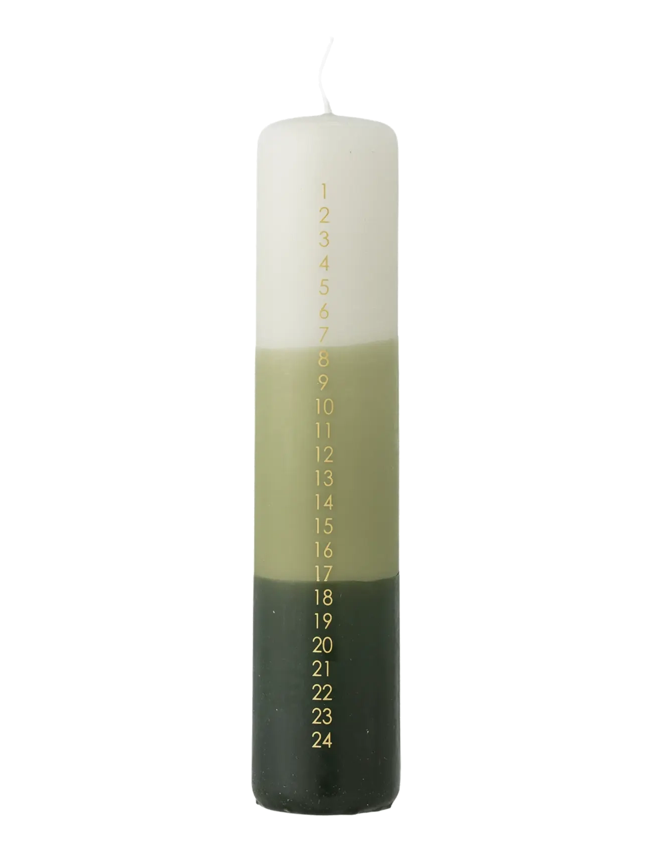 Bloomingville Dip Dye Candle - Küünlad - GREEN / green