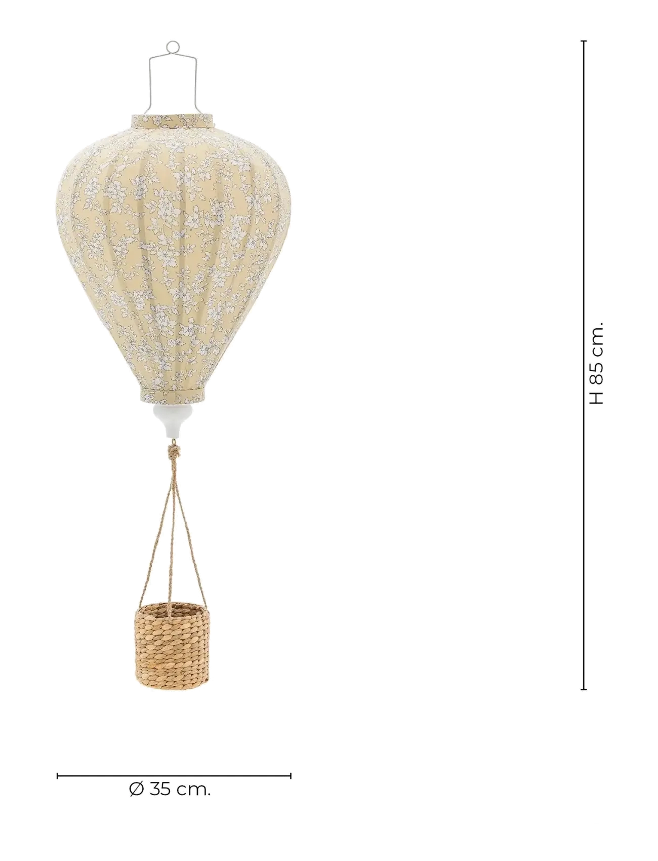 Bloomingville - Pomp Mobile - dekoratsioonid - yellow - 1