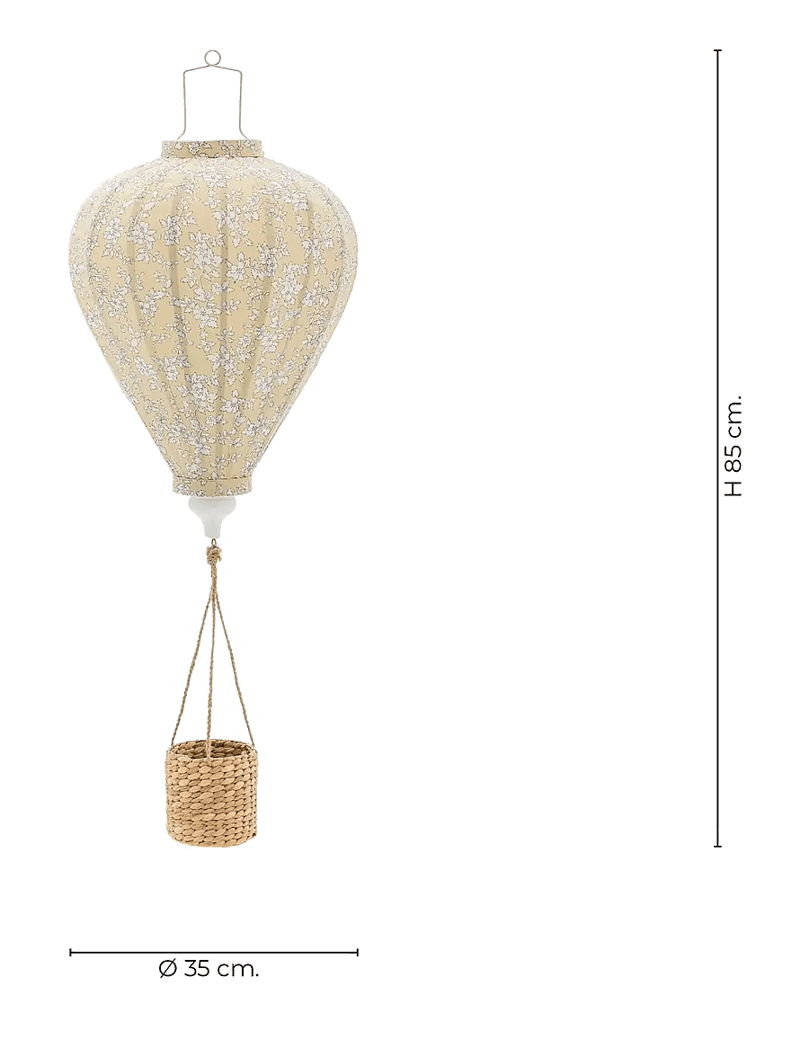 Bloomingville - Pomp Mobile - dekoratsioonid - yellow - 1