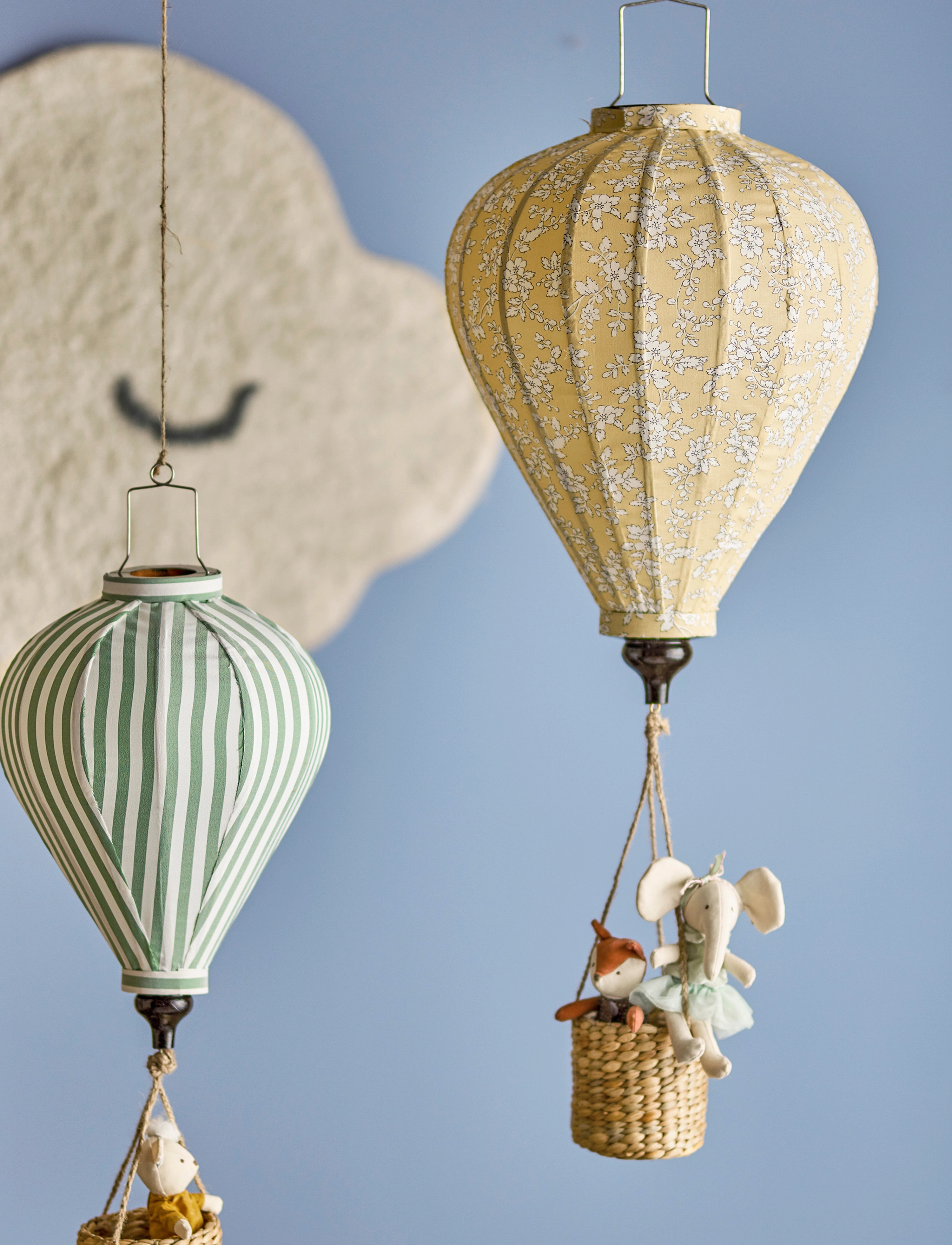 Bloomingville Pomp Mobile, Ø 85 cm, Yellow, Børneindretning > Dekorationstilbehør-Detaljer, Børn