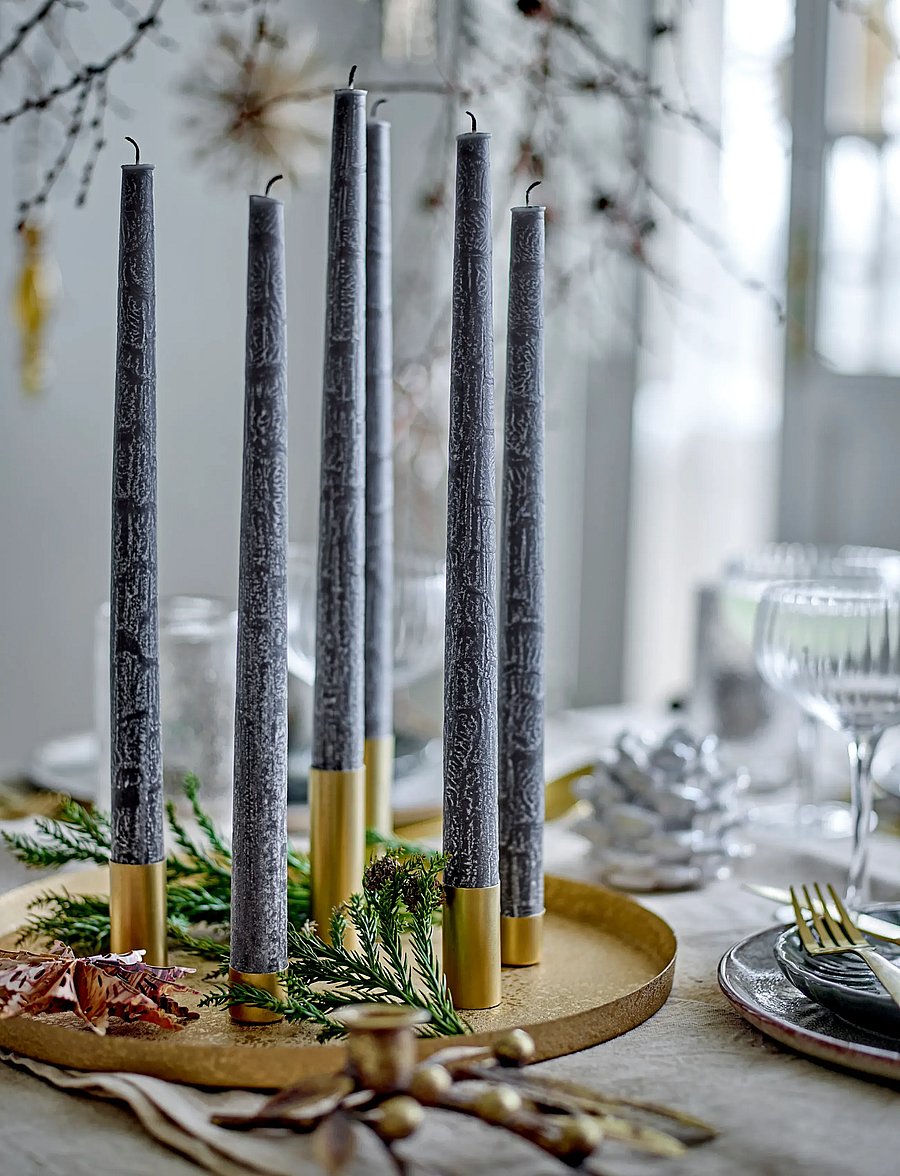 Bloomingville - Maxime Candle Holder - kerzenständer - gold - 0