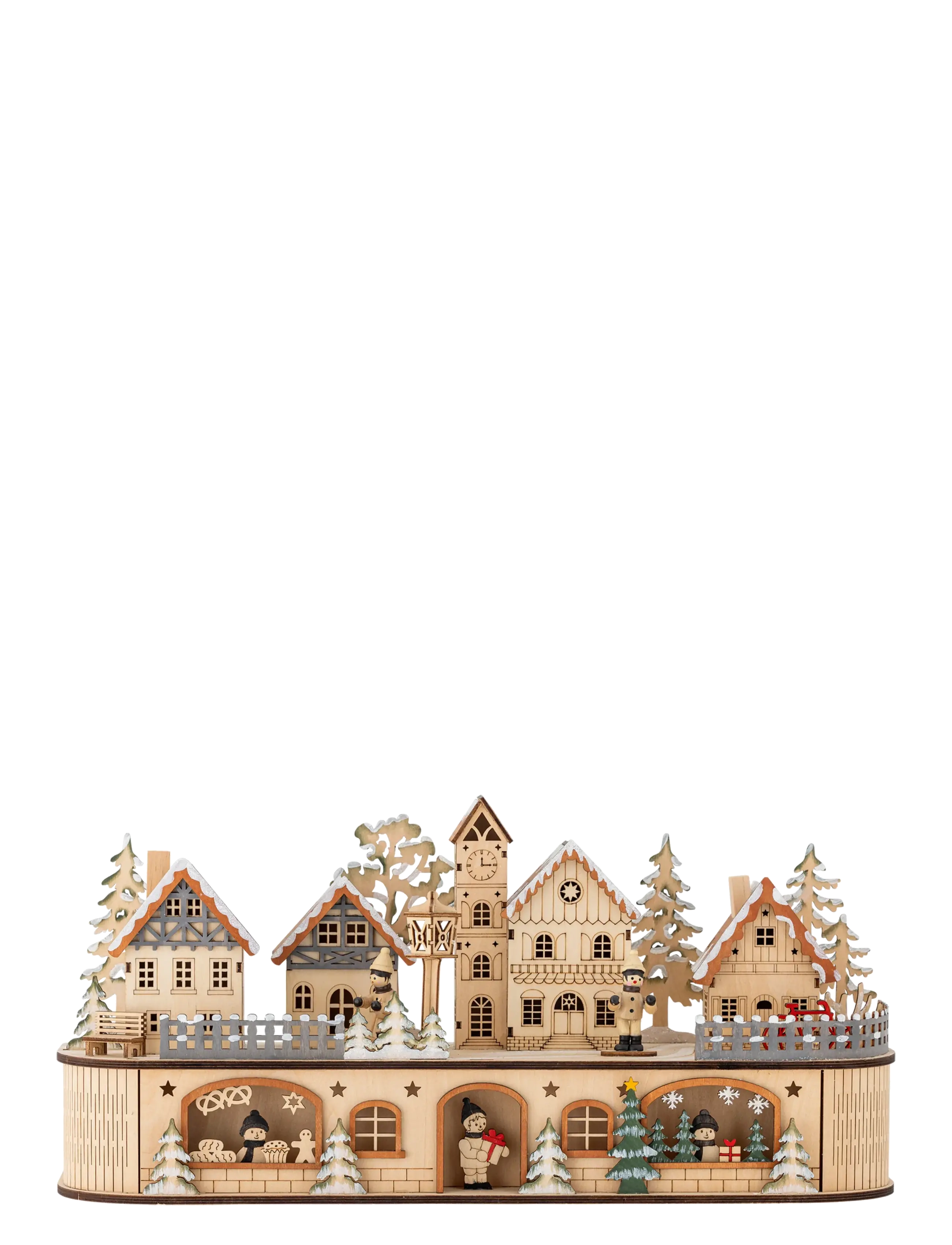 Bloomingville Norwich Deco w/Light - Interiør - NATURAL / beige