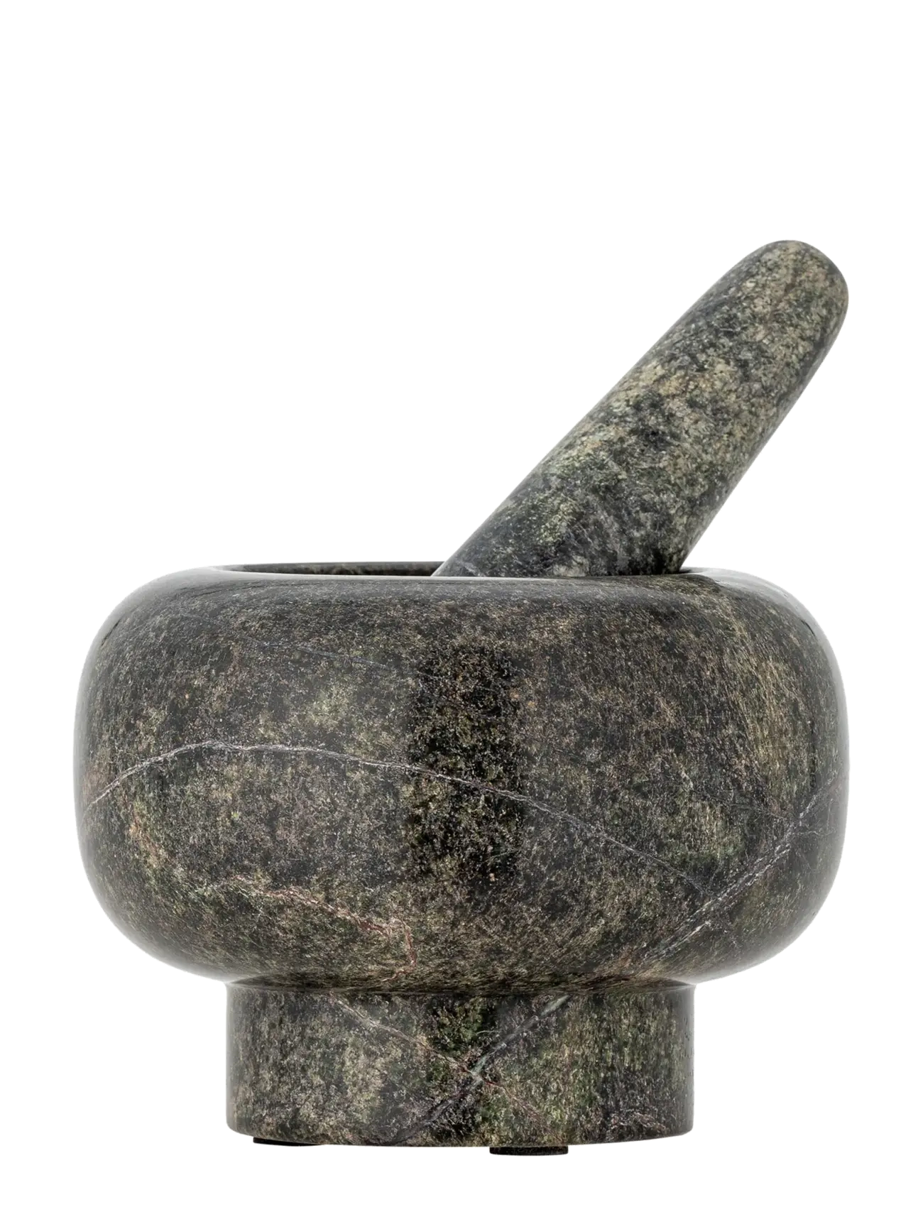Bloomingville - Arazo Mortar & Pestle, Green, Marble - uhmrid ja uhmrinuiad - green - 1
