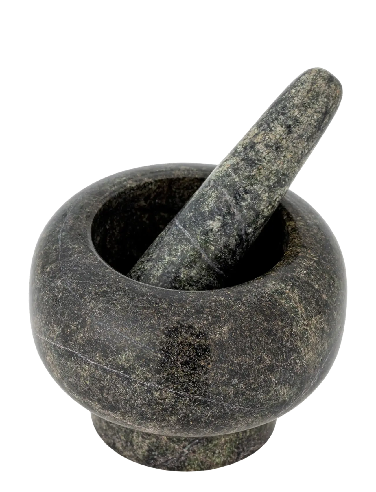 Bloomingville - Arazo Mortar & Pestle, Green, Marble - uhmrid ja uhmrinuiad - green - 2
