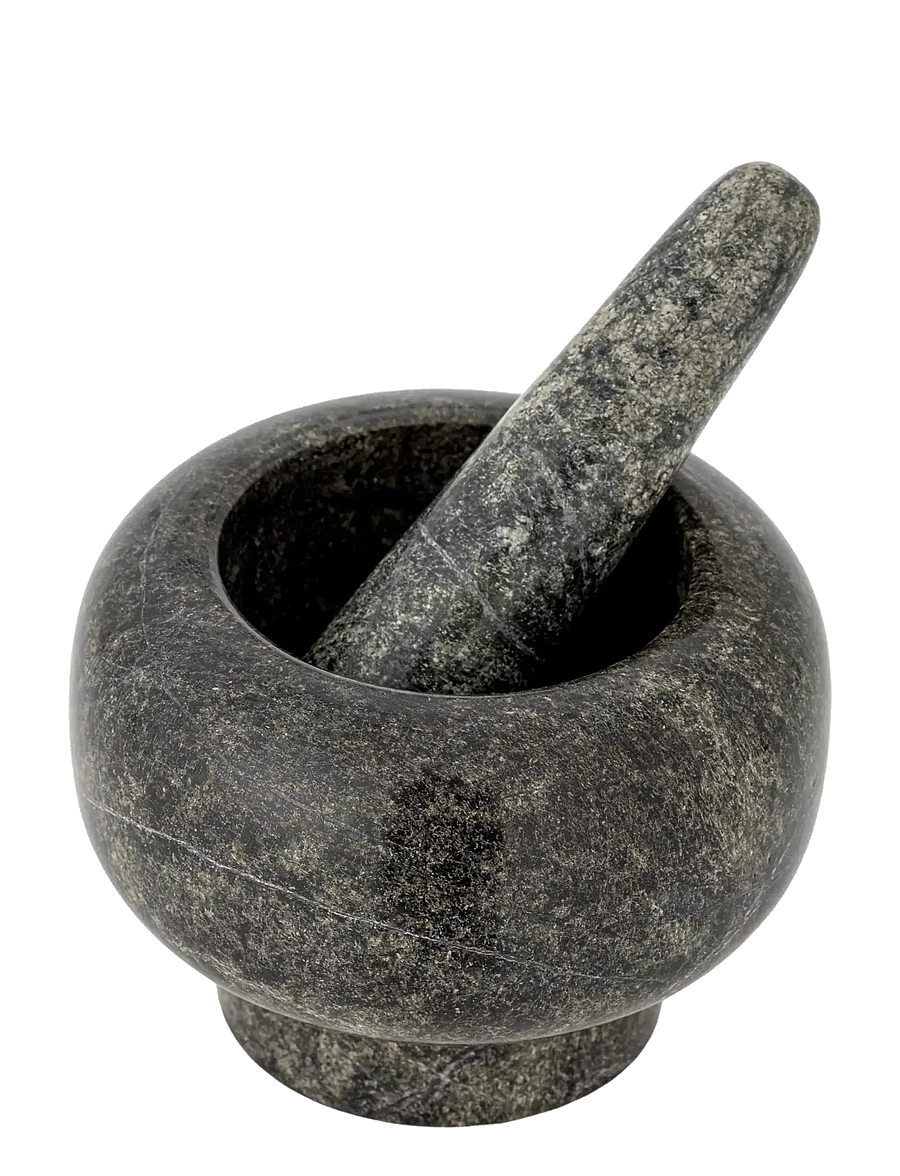 Bloomingville - Arazo Mortar & Pestle, Green, Marble - uhmrid ja uhmrinuiad - green - 2