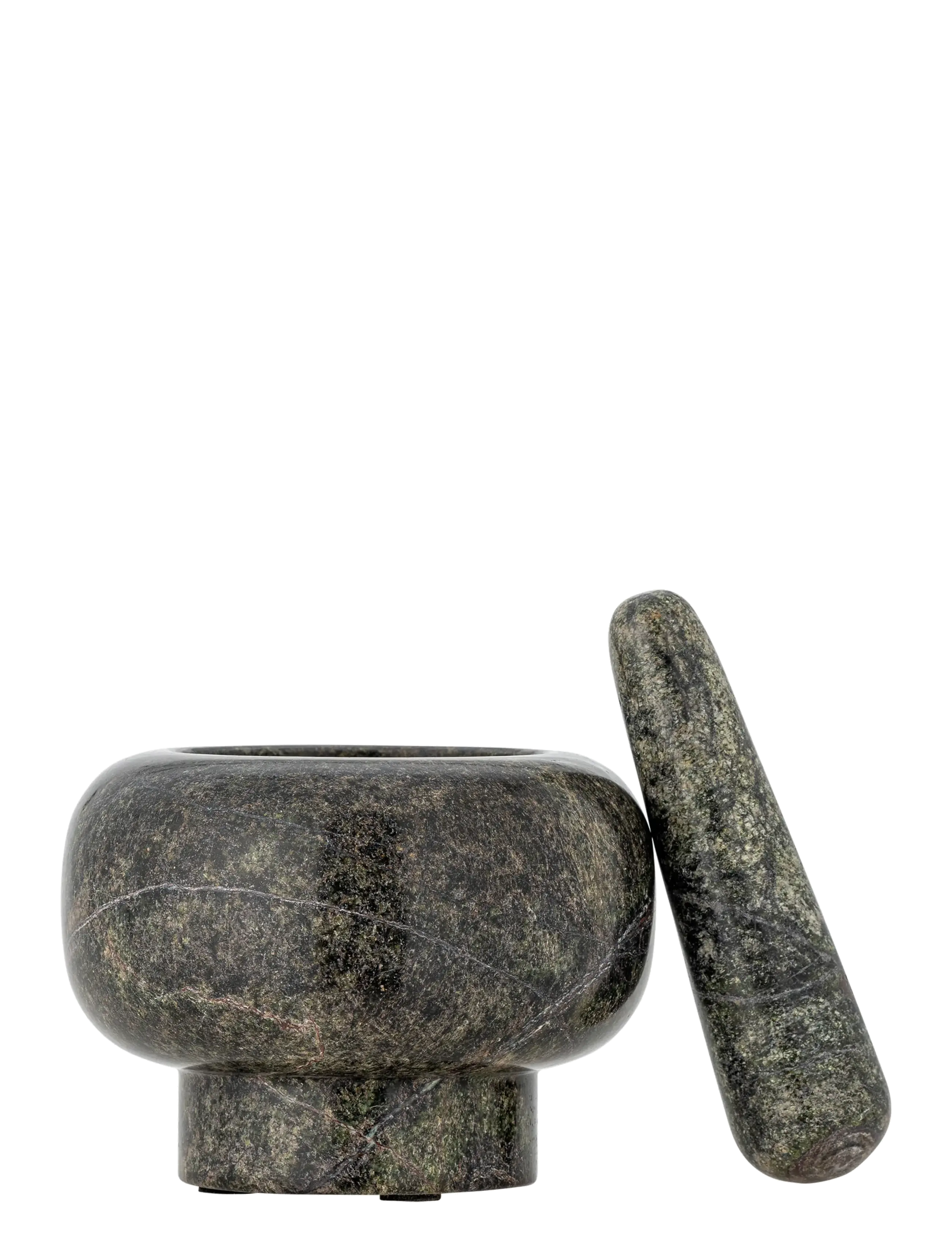 Bloomingville - Arazo Mortar & Pestle, Green, Marble - uhmrid ja uhmrinuiad - green - 3
