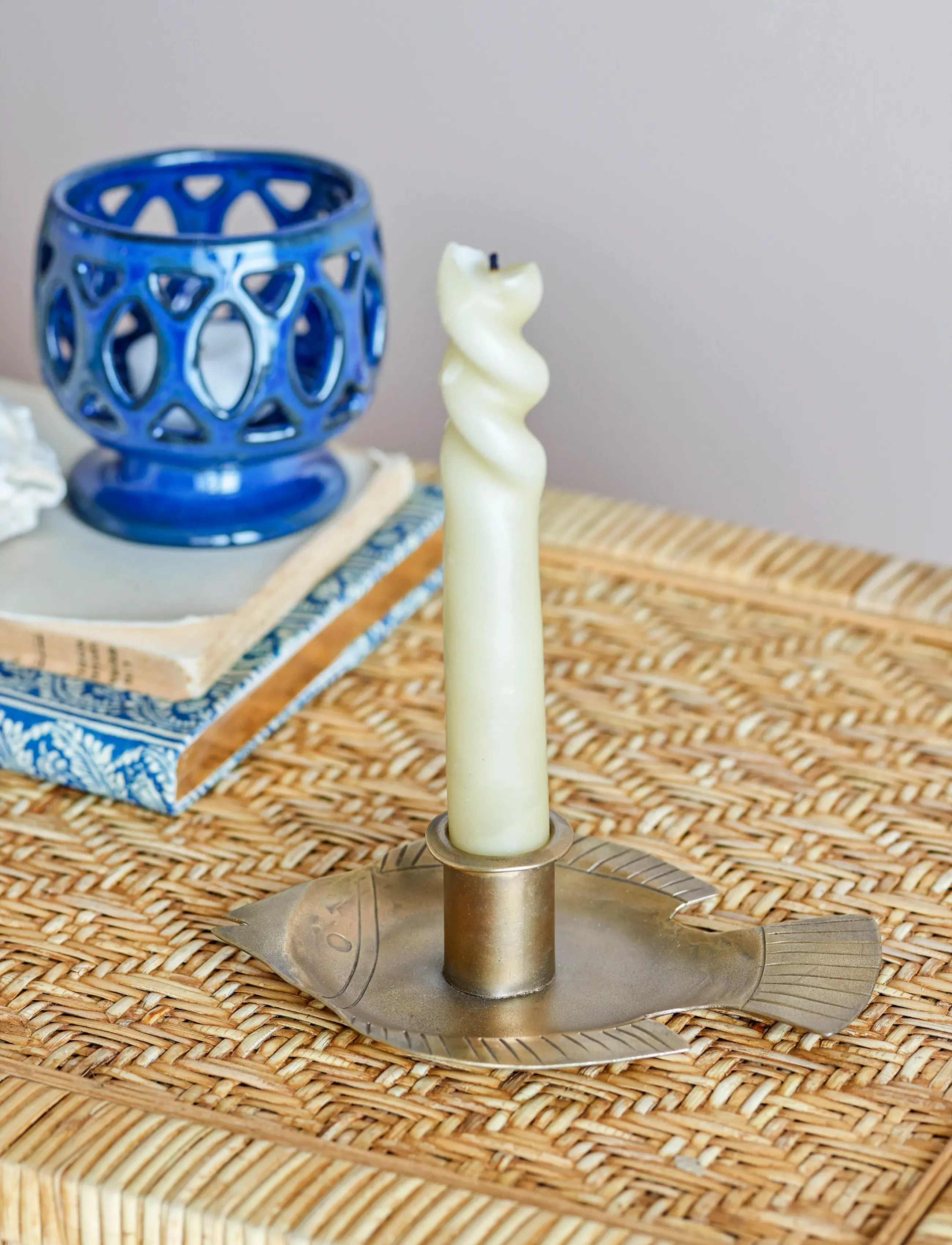 Bloomingville - Fabius Candle Holder - ljusstakar - brass - 4