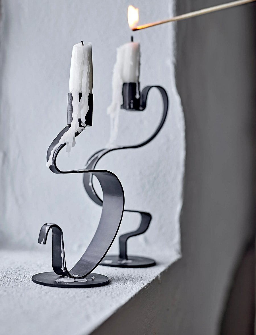 Bloomingville - Do Candle Holder - kerzenständer - black - 2