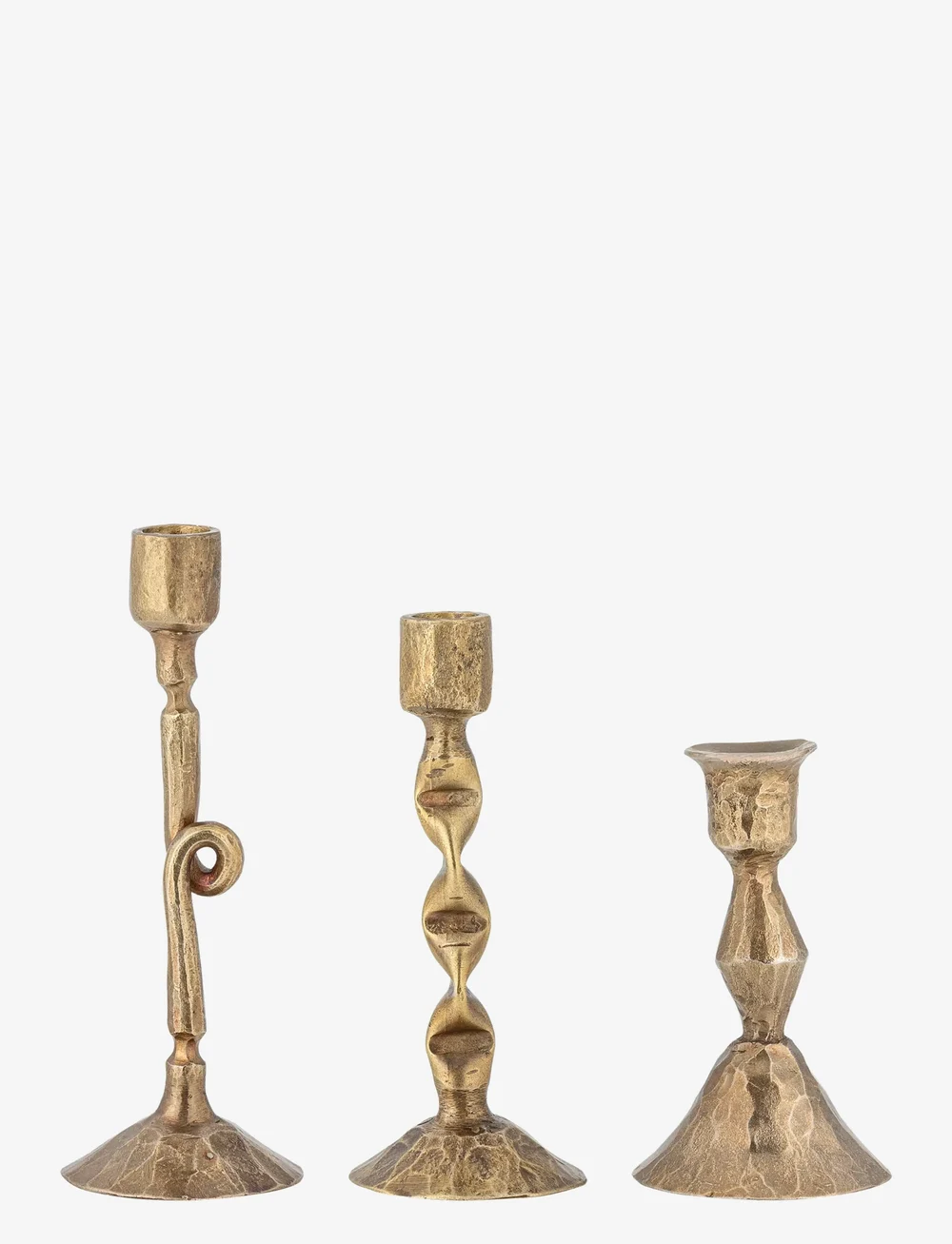 Bloomingville - Efsa Candle Holder - ljusstakar - brass - 0