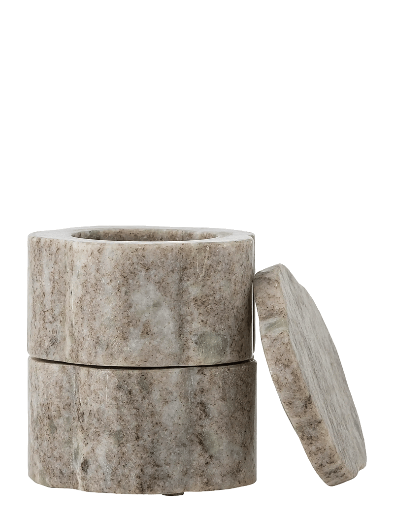 Bloomingville - Nezli Jar w/Lid - nach preis einkaufen - beige - 1