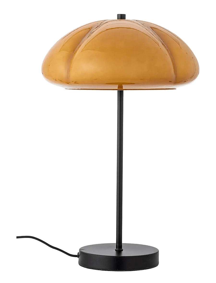 Bloomingville - Kinoko Table lamp - laualambid - yellow - 1