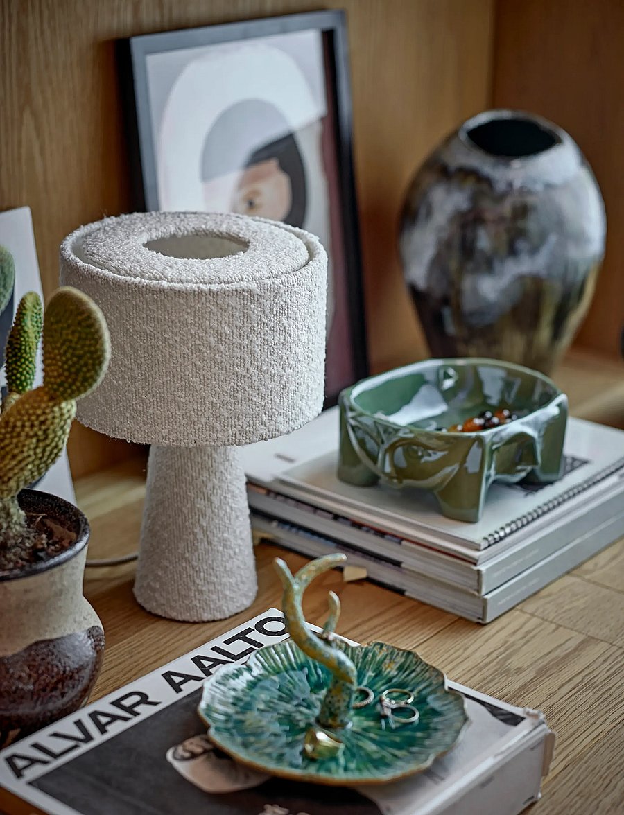 Bloomingville - Emmie Table lamp - schreibtisch- & tischlampen - white - 3