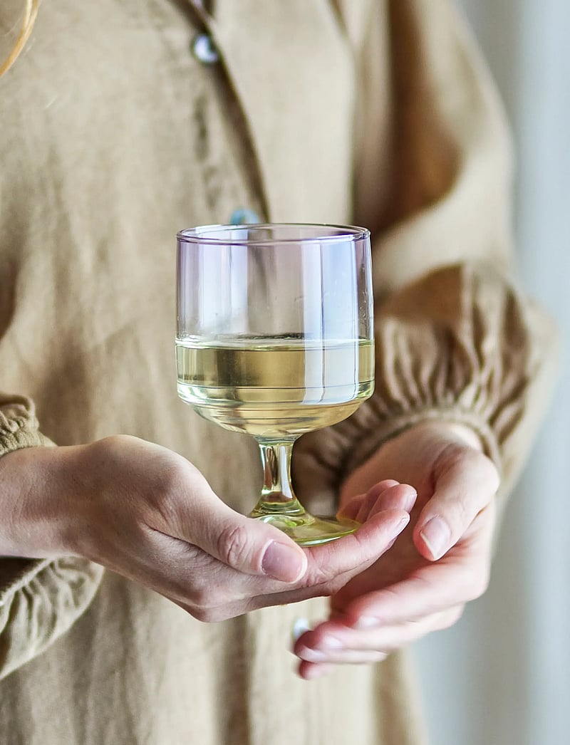 Bloomingville - Luciana Drinking Glass - dricksglas - purple - 0