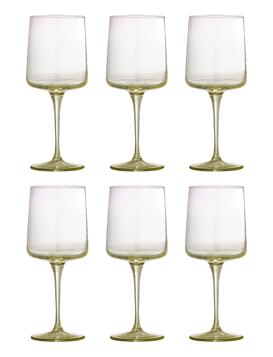 Bloomingville - Luciana Wine Glass - punase veini pokaalid - purple - 1
