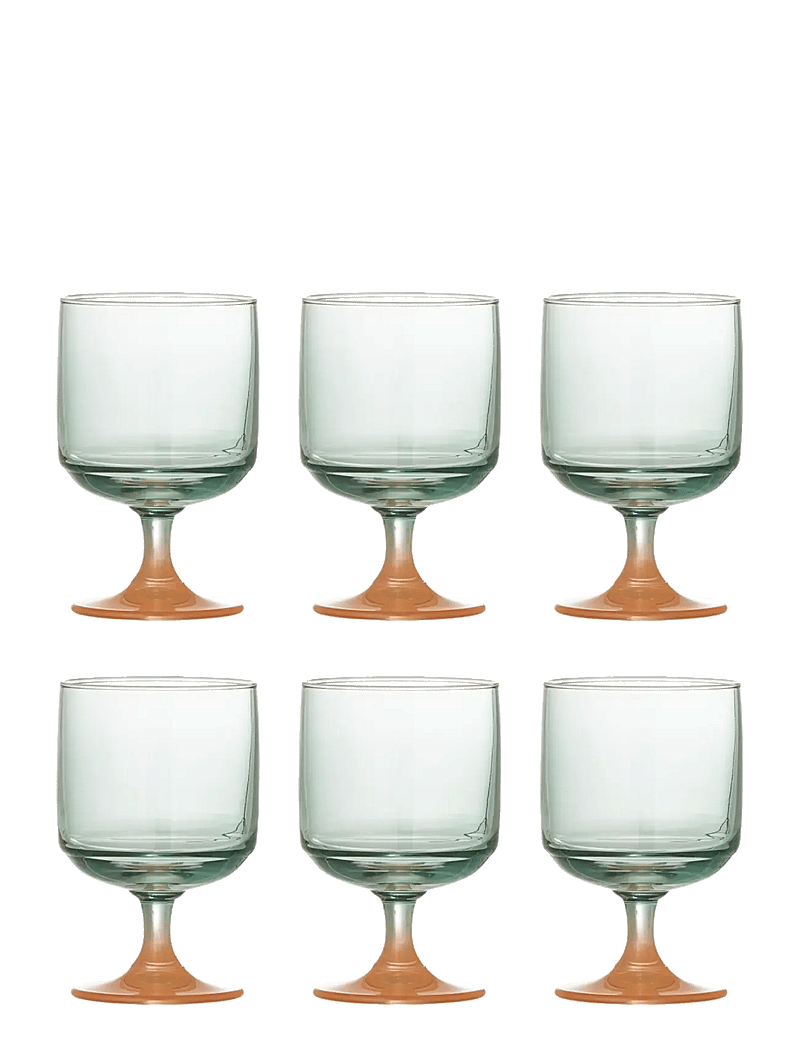 Bloomingville - Signe Drinking Glass - trinkgläser - multi-coloured - 1