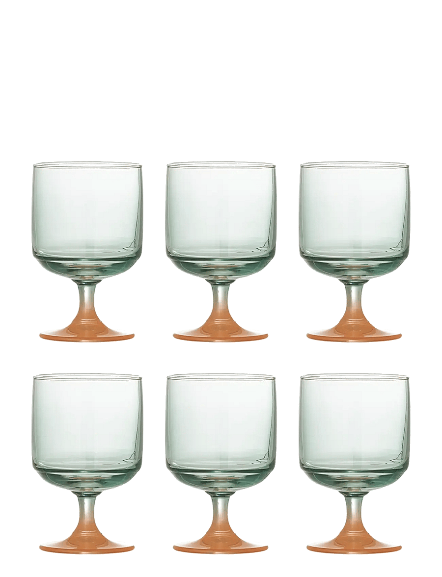 Bloomingville - Signe Drinking Glass - joogiklaasid - multi-coloured - 1