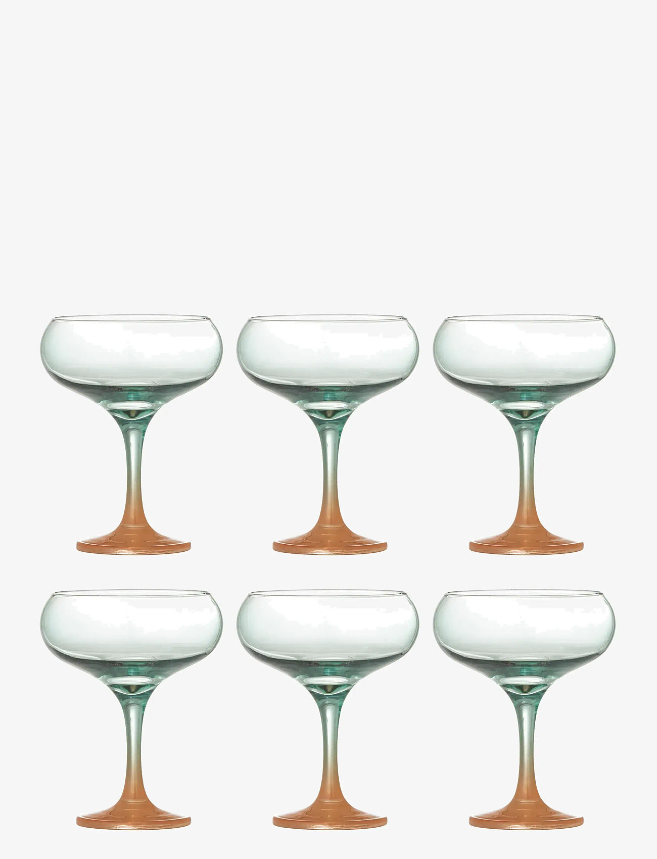 Bloomingville - Signe Cocktail Glass - cocktail & martini glasses - multi-coloured - 1