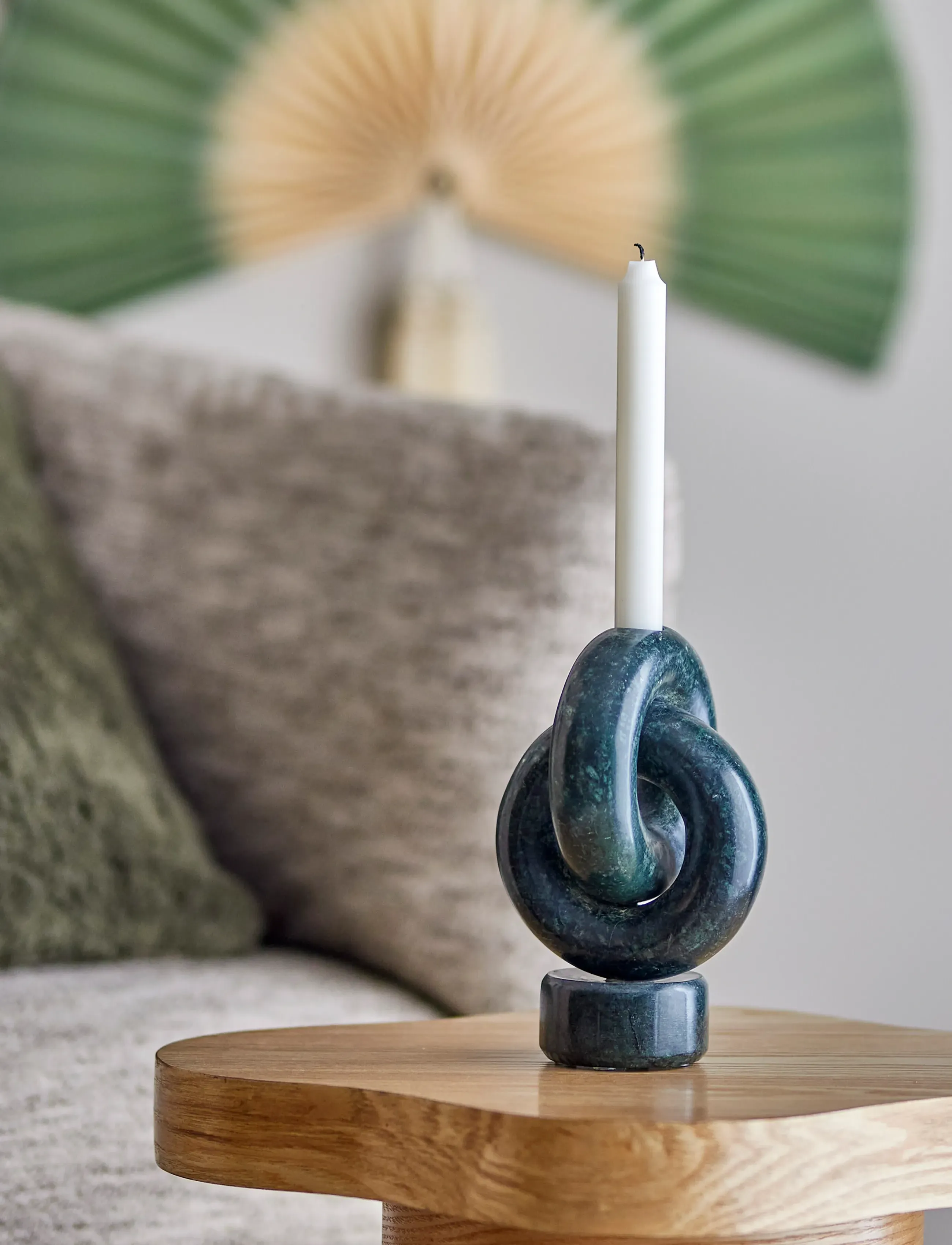 Bloomingville - Goa Candle Holder - lysestaker - green - 3