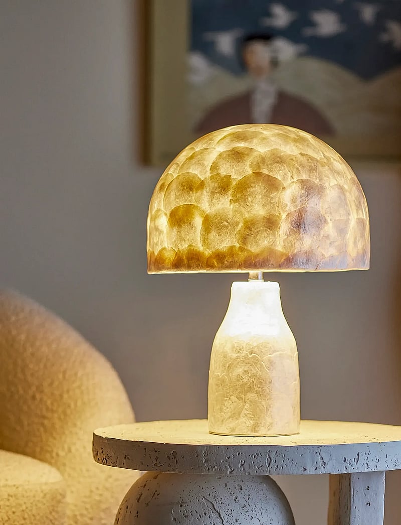 Bloomingville - Adria Table Lamp - table lamps - white - 4
