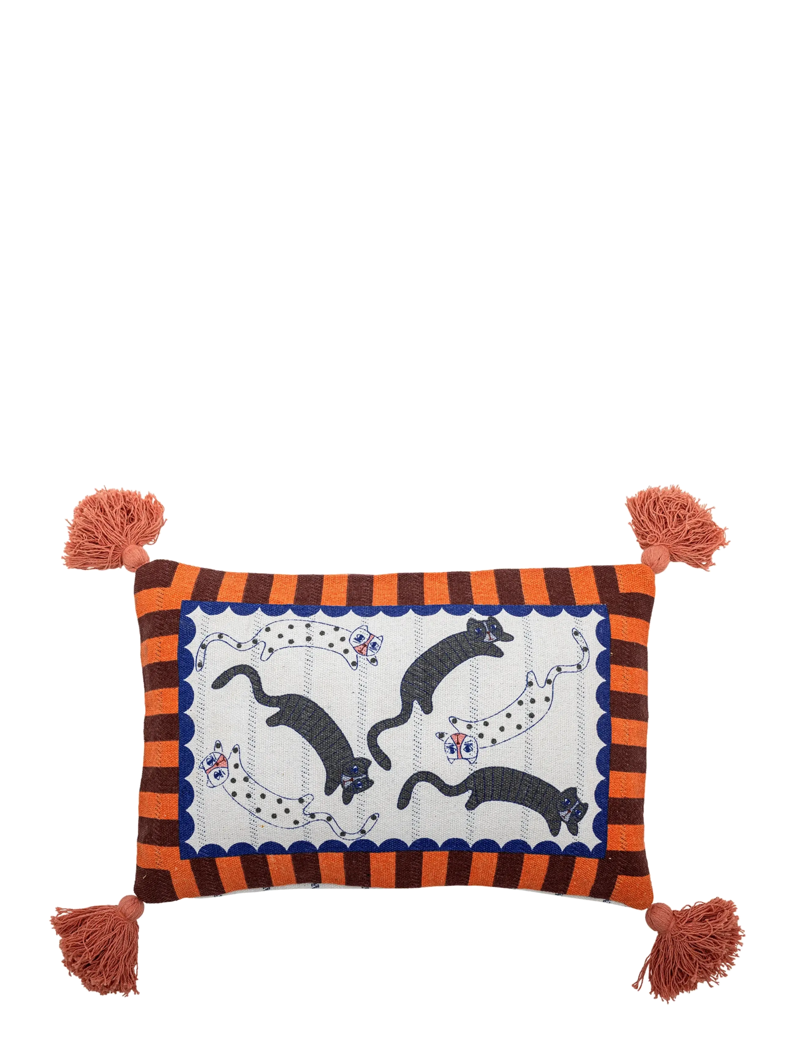 Bloomingville Missy Cushion - Gifts - MULTI-COLOURED / orange
