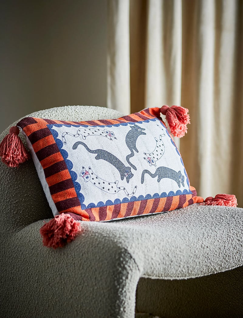 Bloomingville - Missy Cushion - kissen - multi-coloured - 0