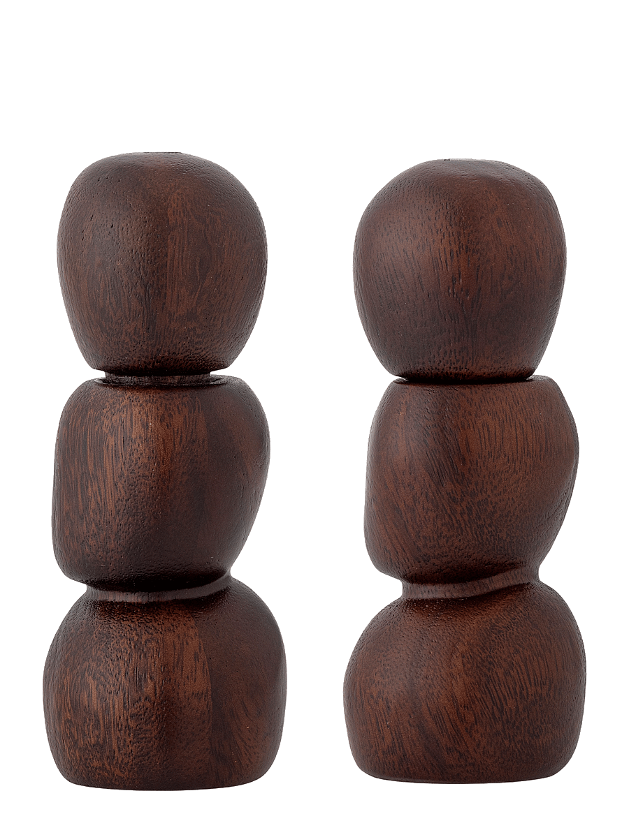 Bloomingville - Salvi Salt & Pepper Mill - suola- ja pippurimyllyt - brown - 1