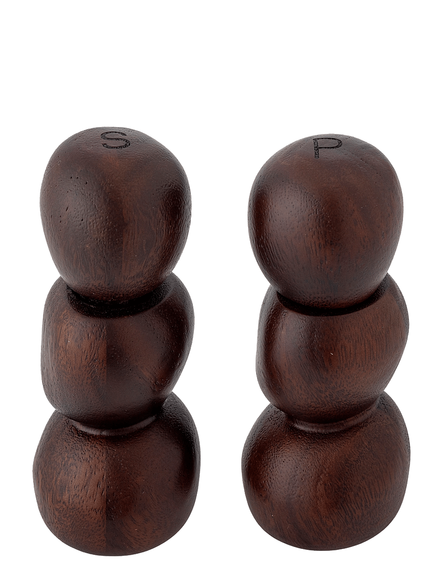 Bloomingville - Salvi Salt & Pepper Mill - suola- ja pippurimyllyt - brown - 2