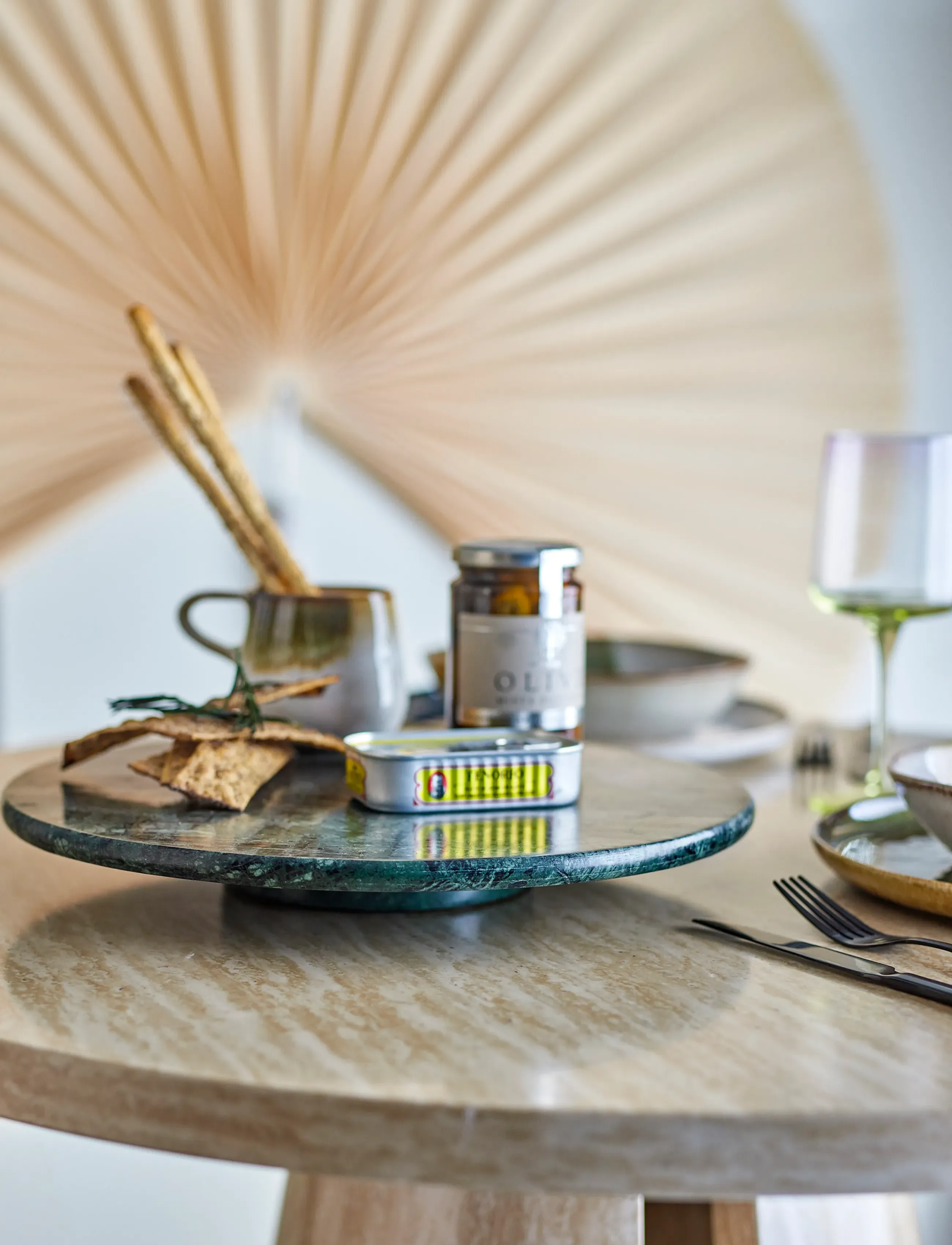 Bloomingville - Nuni Turntable - plats de service & plateaux - green - 4