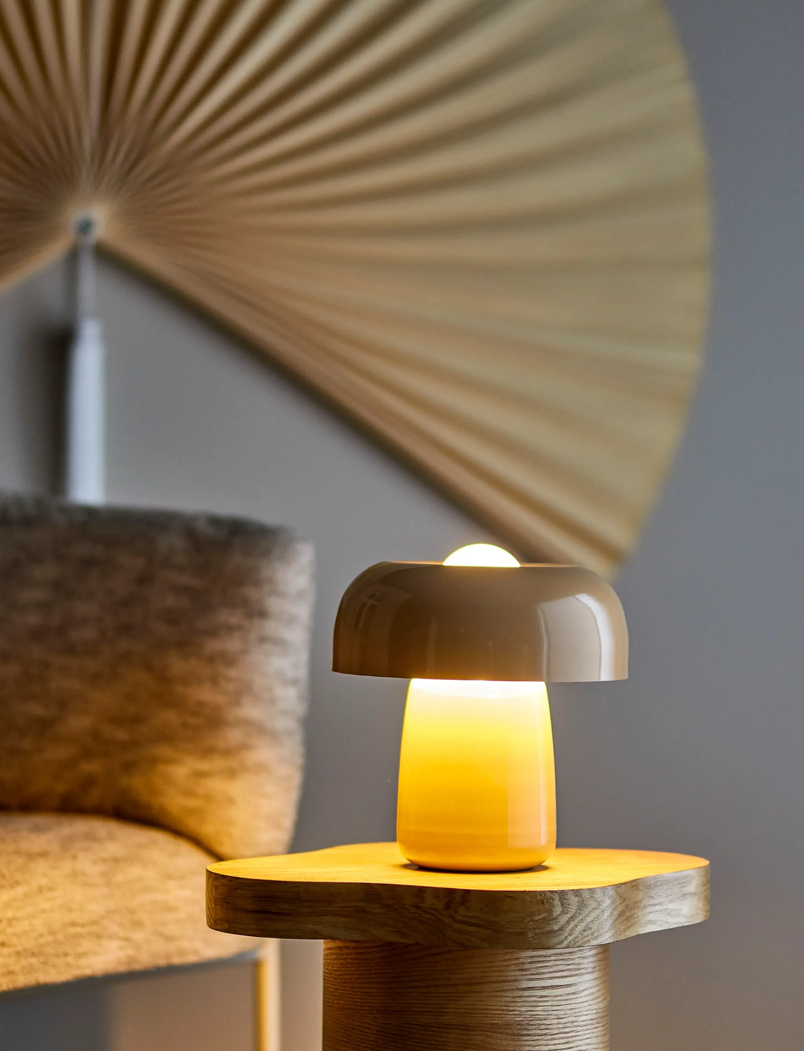 Bloomingville - Ylva Table Lamp - bureau- en tafellampen - beige - 4