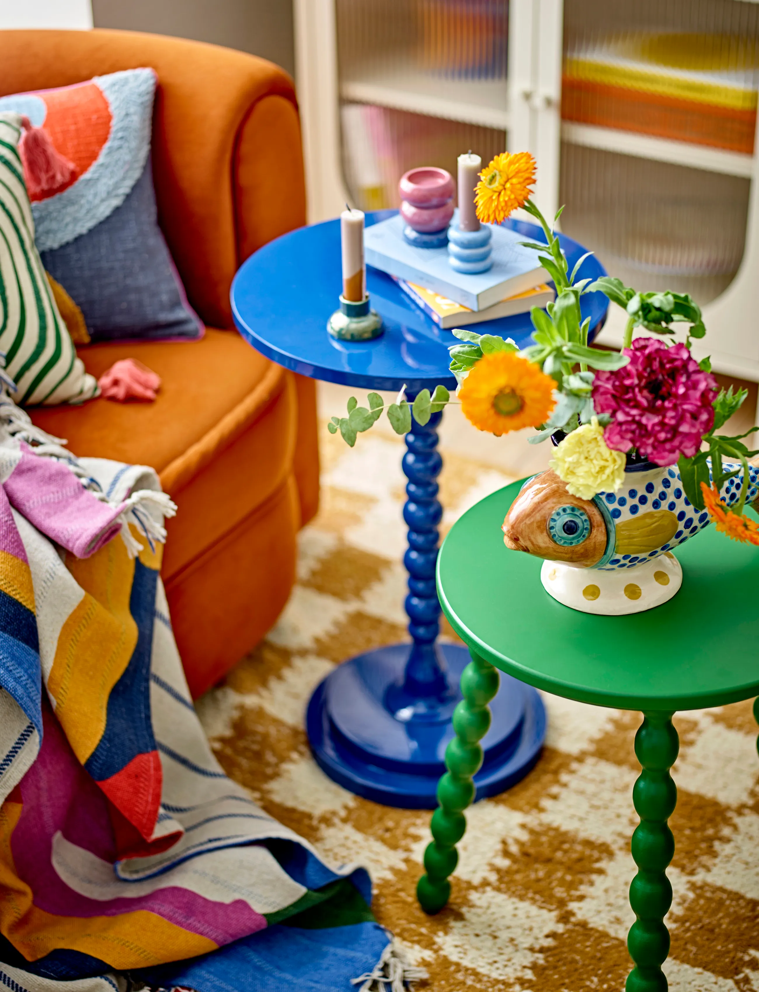 Bloomingville - Salino Side Table - küljelauad ja väikesed lauad - green - 0