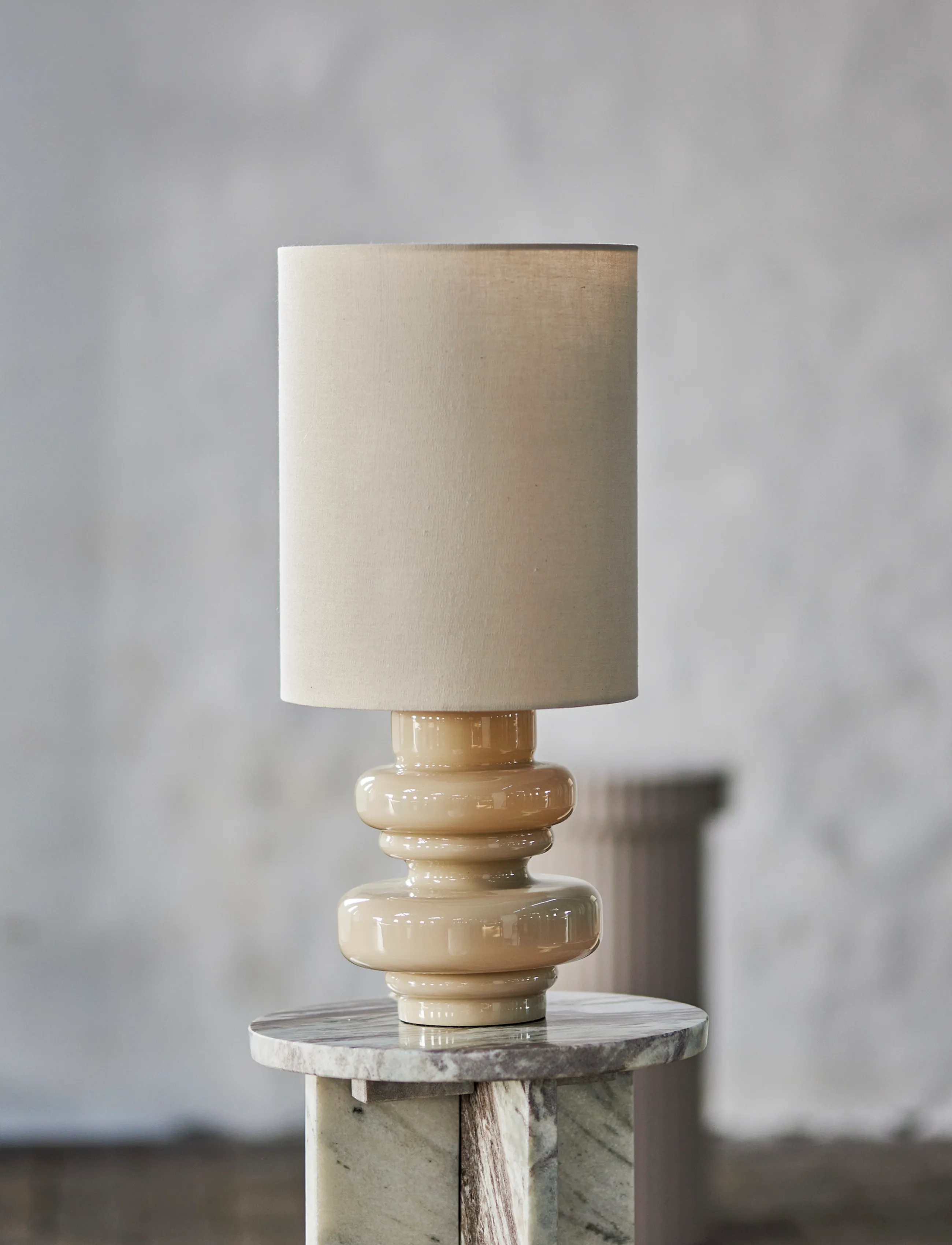 Bloomingville - Fabiola Table Lamp - beige - 0