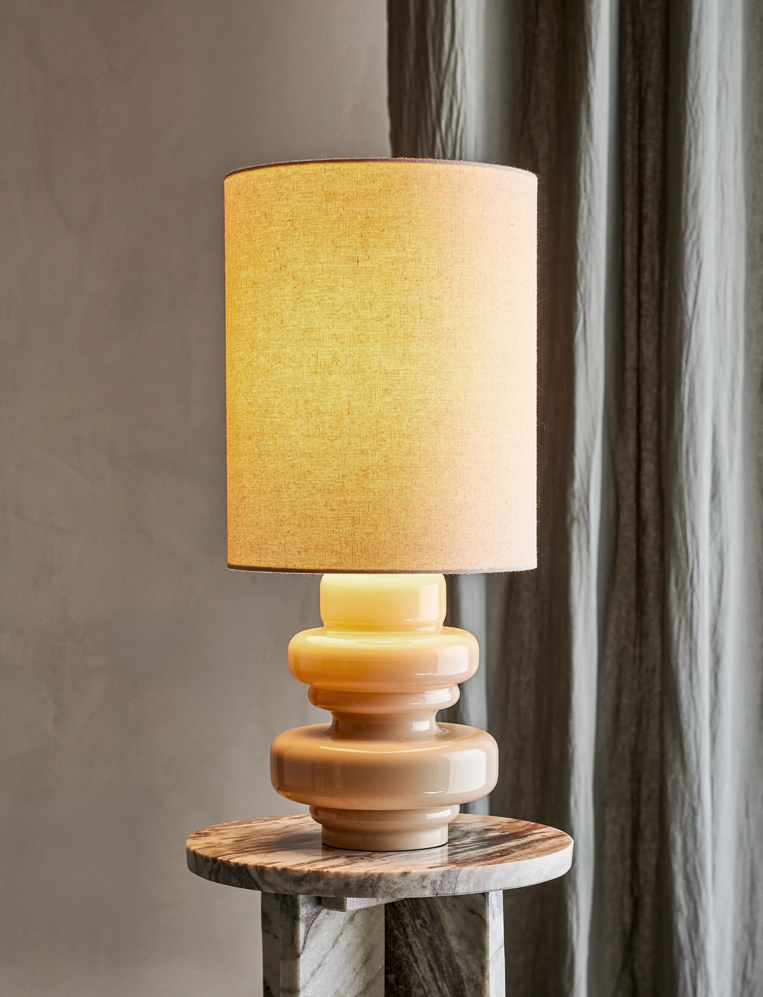 Bloomingville - Fabiola Table Lamp - beige - 5