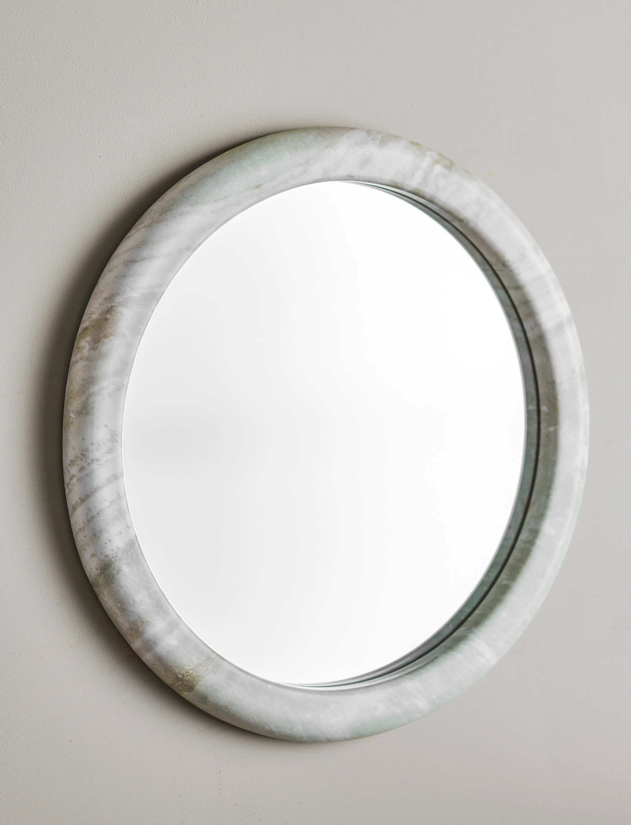 Bloomingville - Vaka Wall Mirror - bathroom mirrors - beige - 3