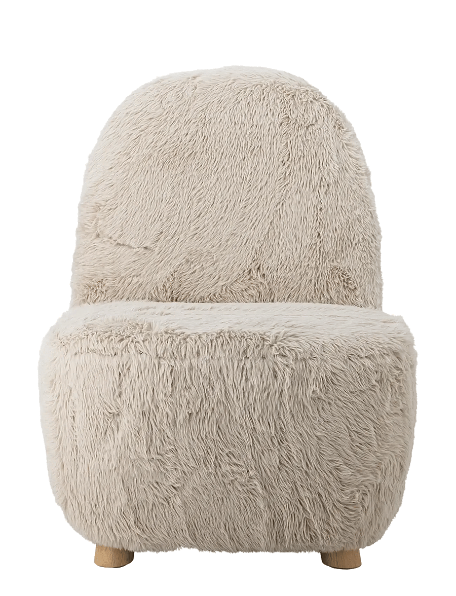 Bloomingville - Yvona Lounge Chair - puffer - cream - 1
