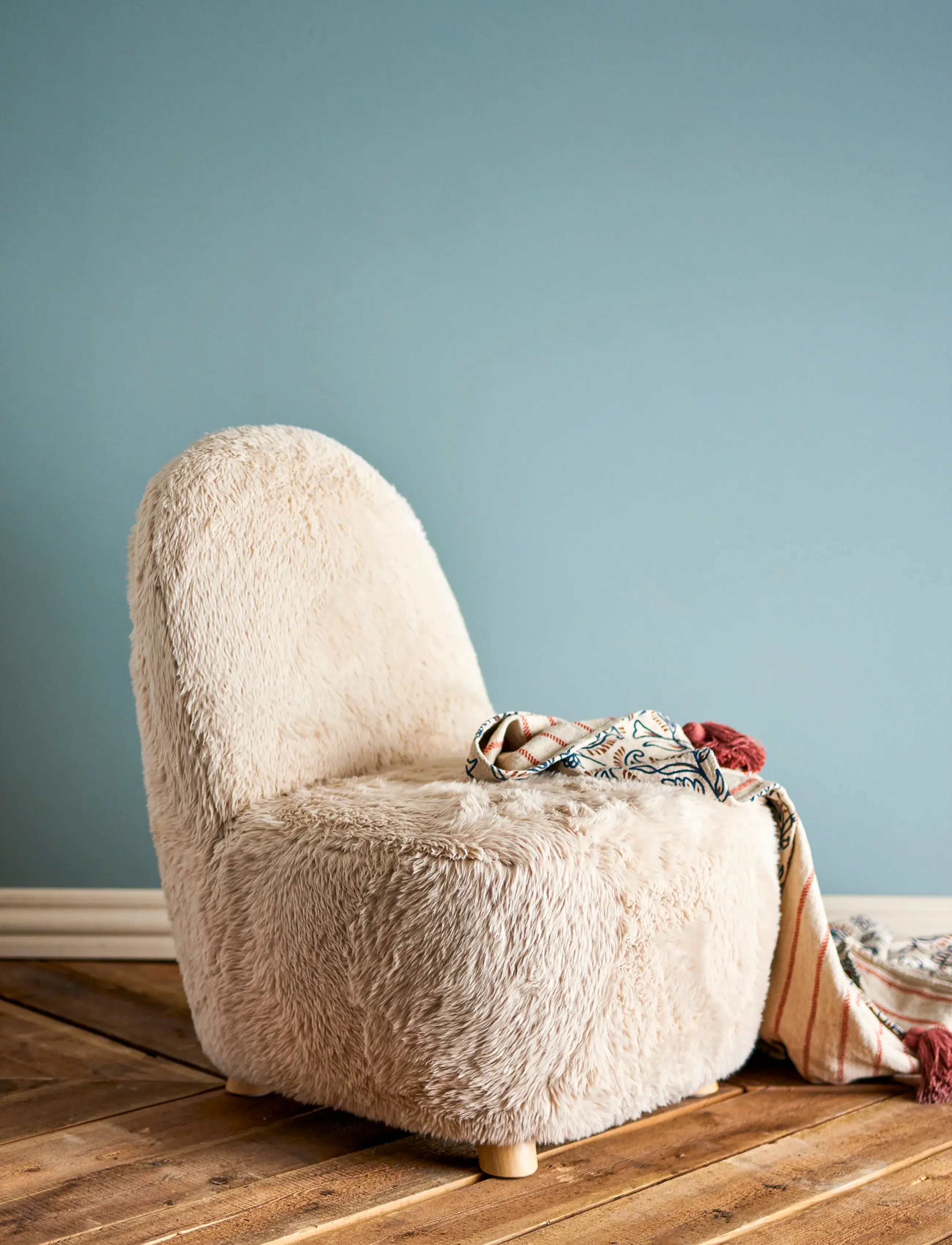Bloomingville - Yvona Lounge Chair - puffer - cream - 0