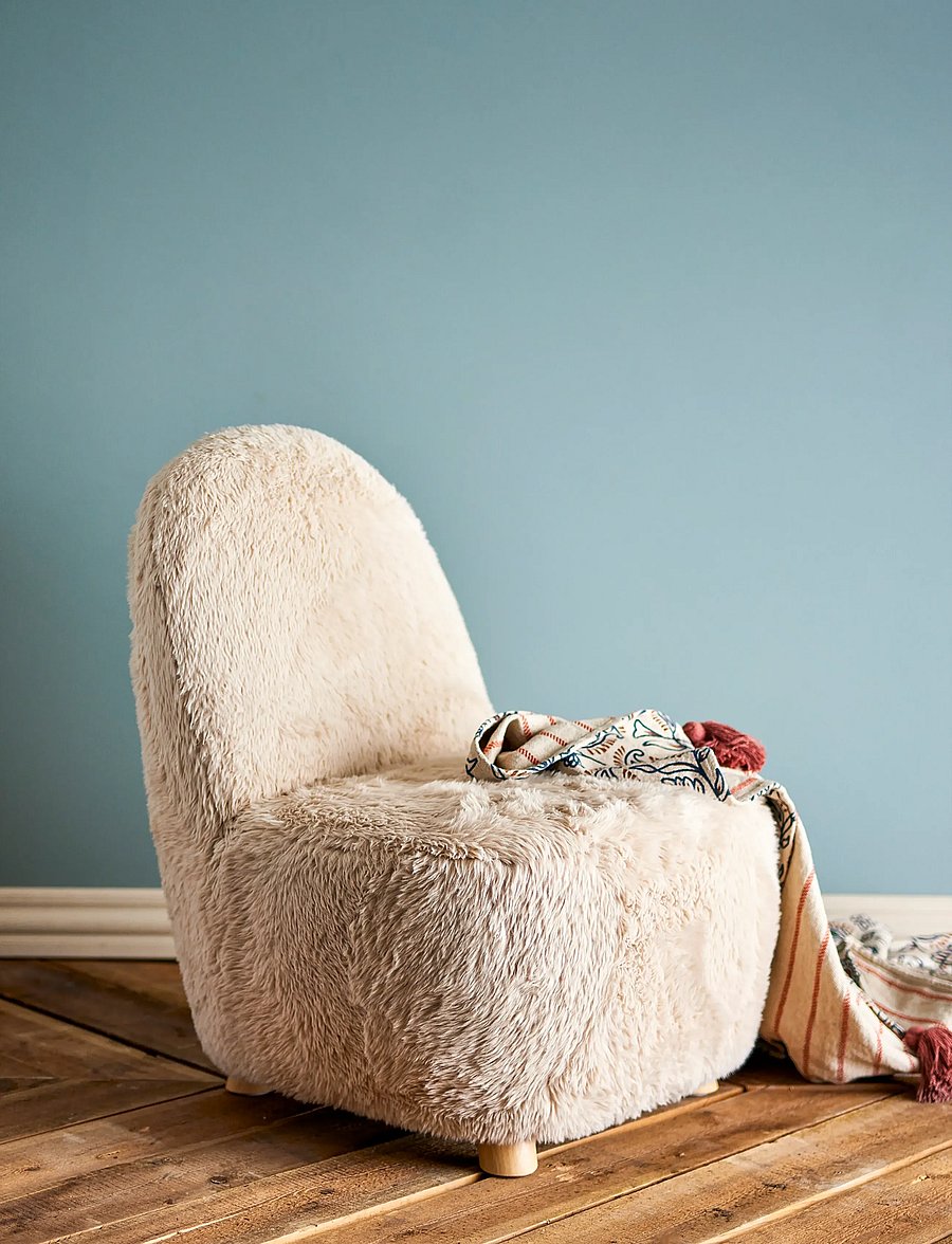 Bloomingville - Yvona Lounge Chair - puffer - cream - 0