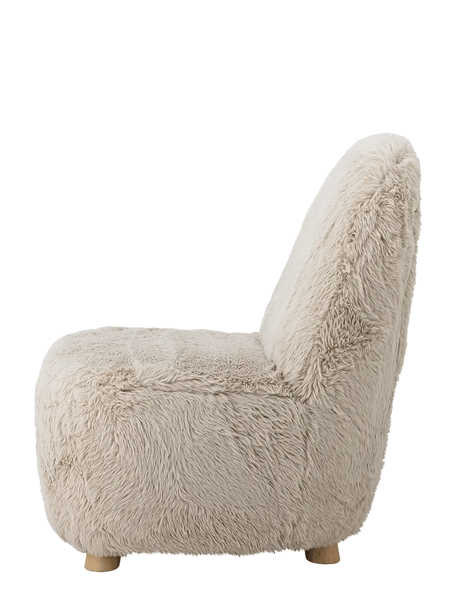 Bloomingville - Yvona Lounge Chair - puffer - cream - 3