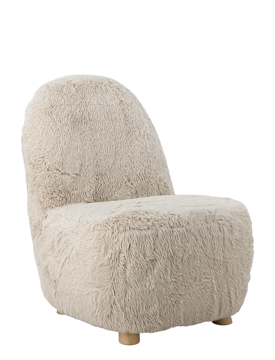 Bloomingville - Yvona Lounge Chair - puffer - cream - 4