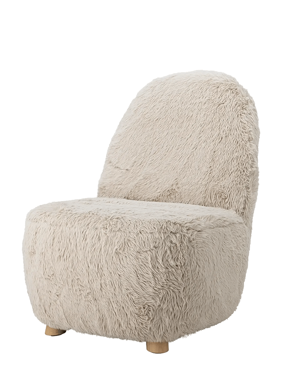 Bloomingville - Yvona Lounge Chair - puffer - cream - 5