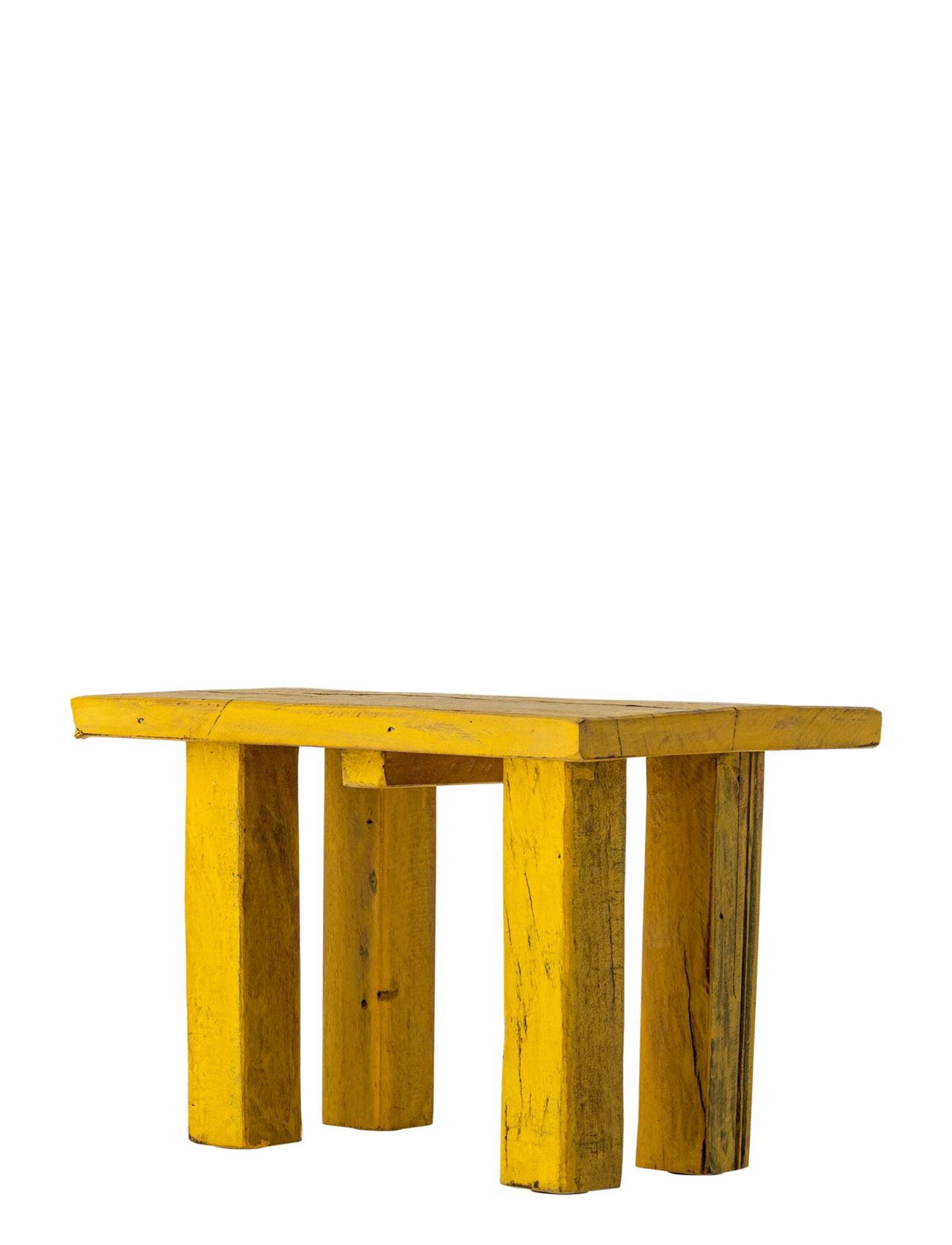 Bloomingville - Porir Pedestal - yellow - 3