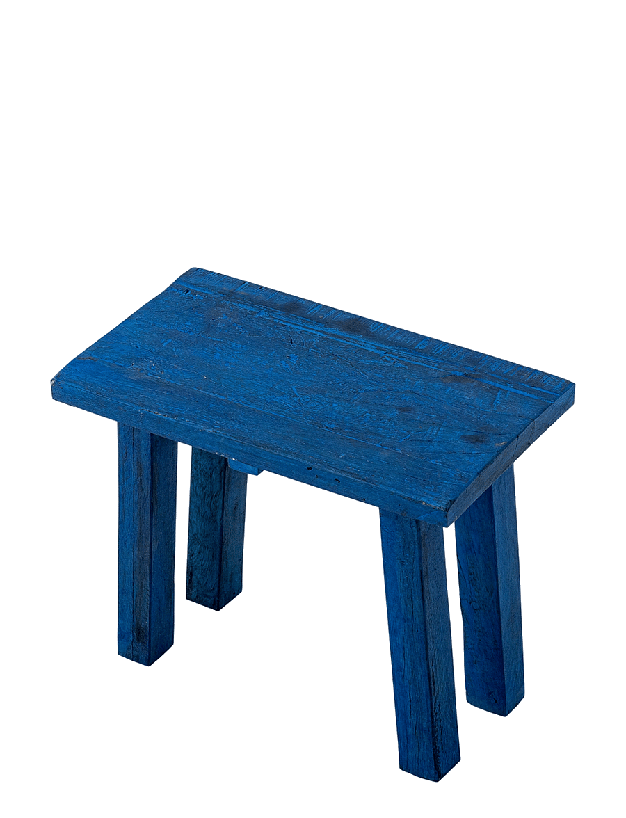 Bloomingville - Porir Pedestal - toolid ja pingid - blue - 3